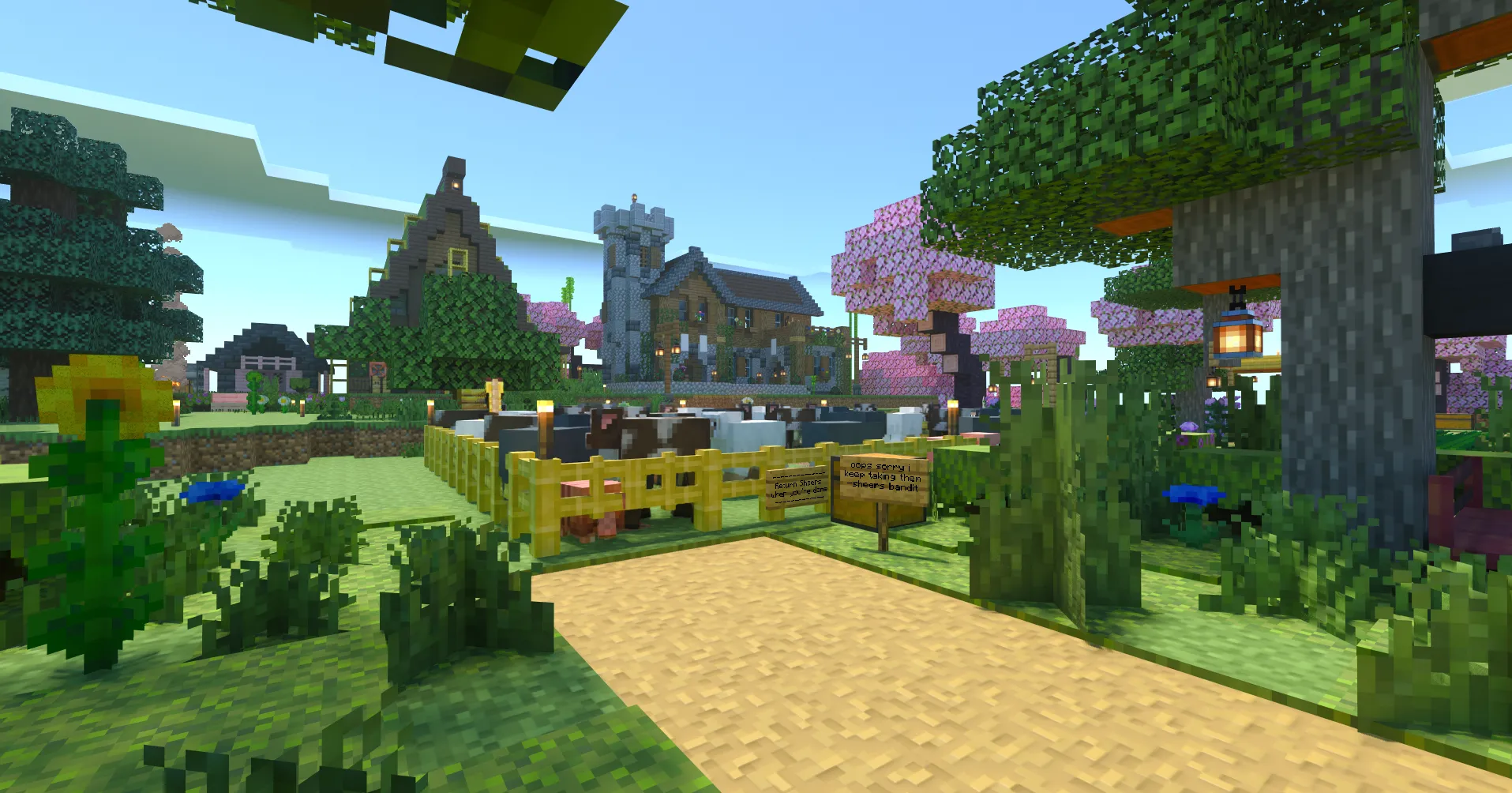 Ảnh chụp màn hình từ Minecraft: Bedrock Edition, minh họa trò chơi có thể chạy máy chủ trên PC cũ để bạn bè cùng chơi