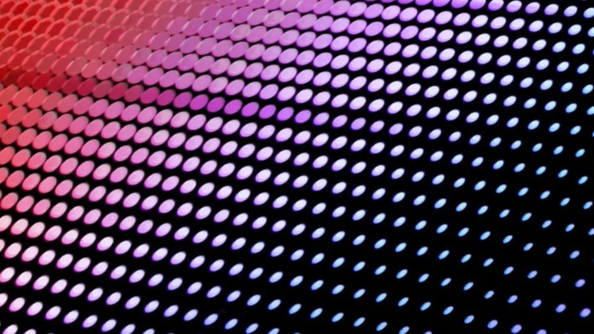 Biểu đồ minh họa cách hoạt động của công nghệ chấm lượng tử (Quantum Dot) trên màn hình OLED