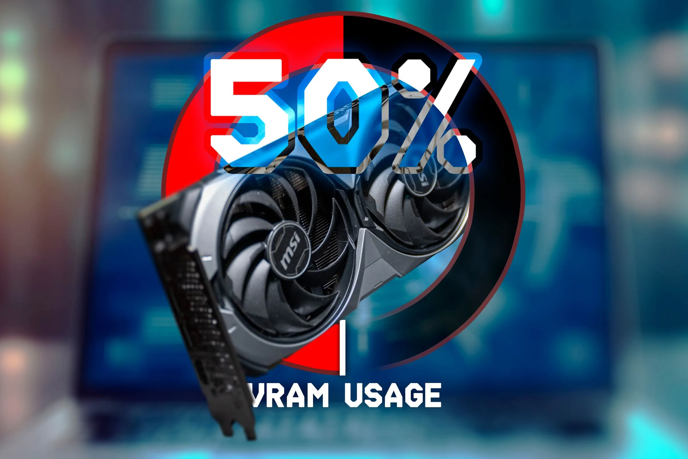 Biểu đồ thể hiện mức sử dụng VRAM (bộ nhớ video) trên GPU khi chơi game.