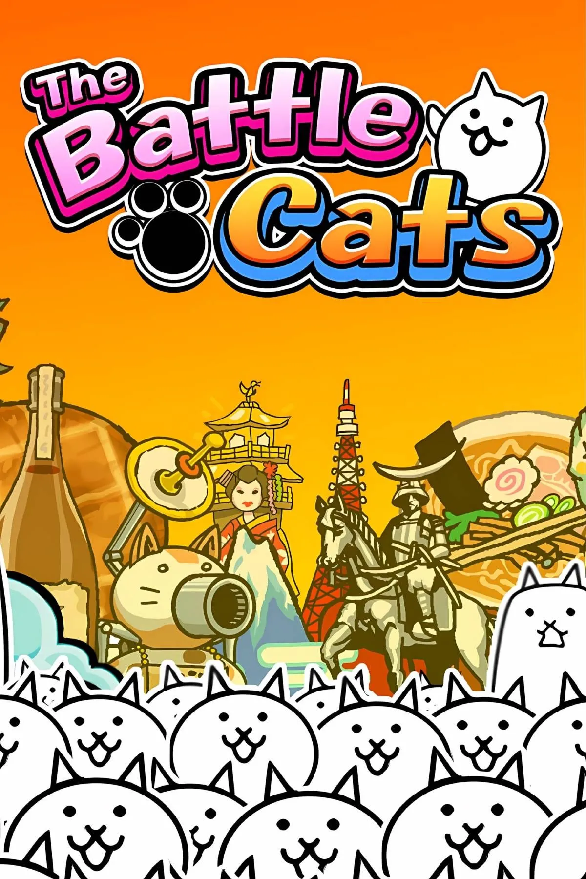 Các chiến binh mèo vui nhộn trong game thủ thành The Battle Cats