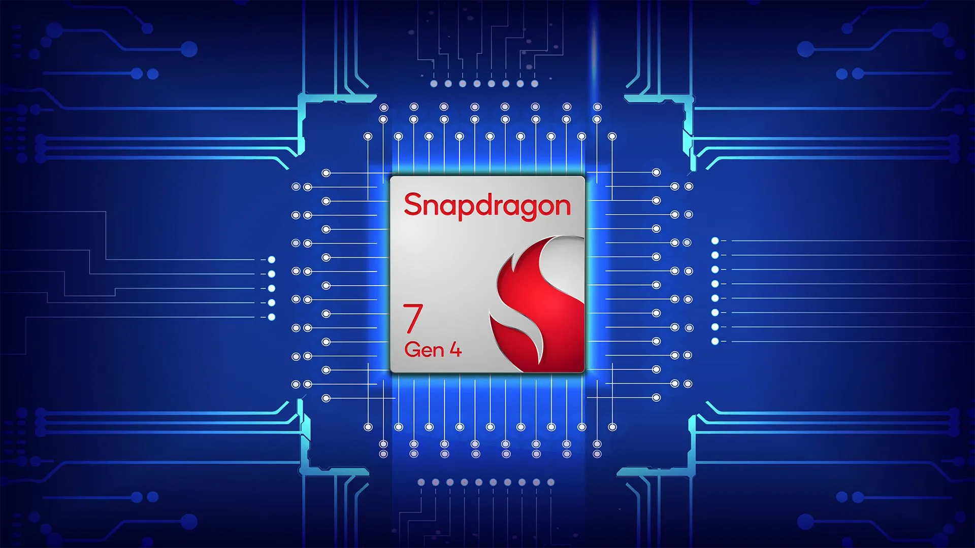 Chip xử lý Qualcomm Snapdragon 7 Gen 4, mang đến hiệu năng mạnh mẽ cho các dòng điện thoại thông minh tầm trung.