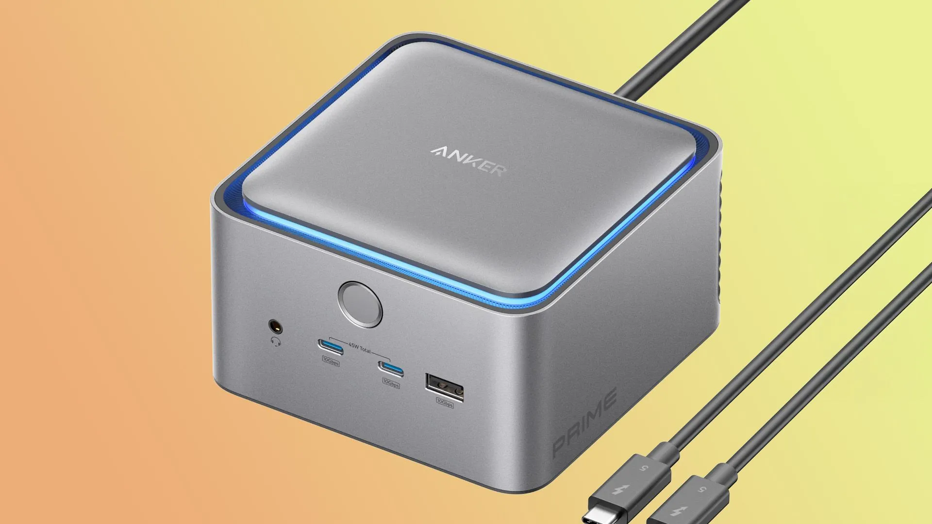 Dock kết nối Thunderbolt 5 Anker Prime TB5 Docking Station với nhiều cổng.