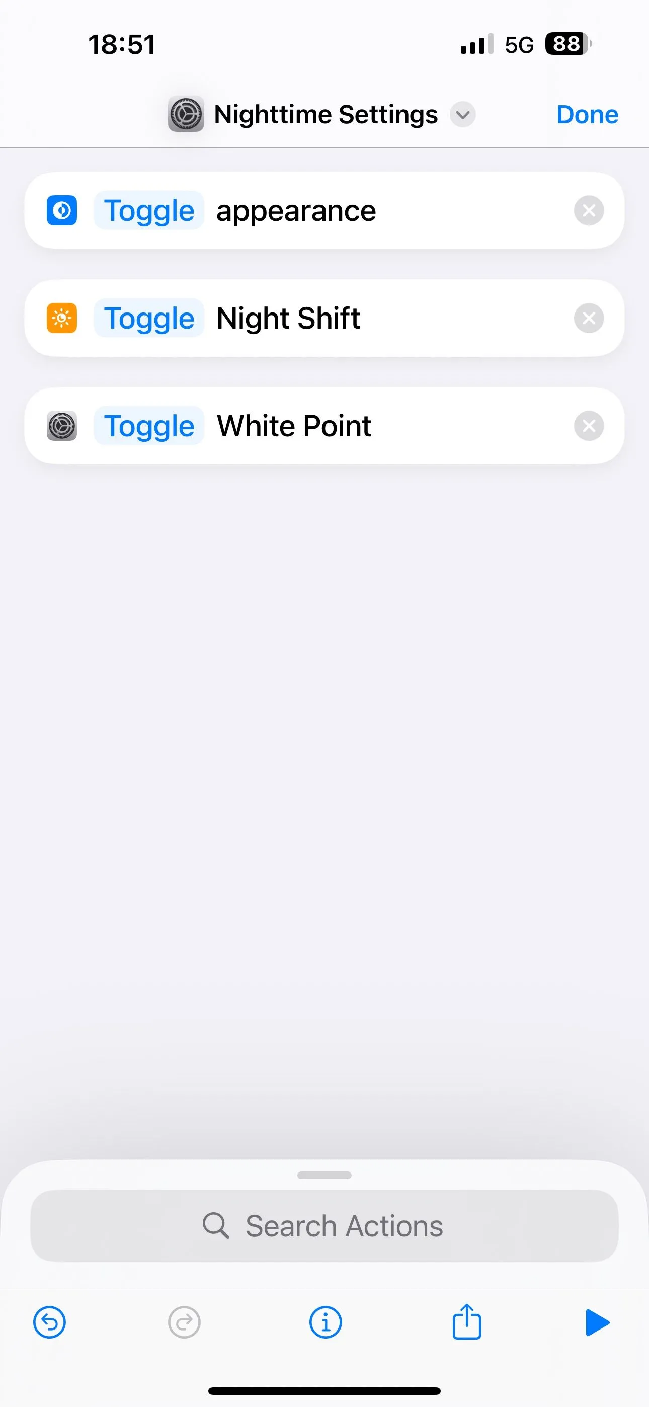 Đổi tên và chọn biểu tượng cho phím tắt tùy chỉnh trong ứng dụng Phím tắt trên iPhone
