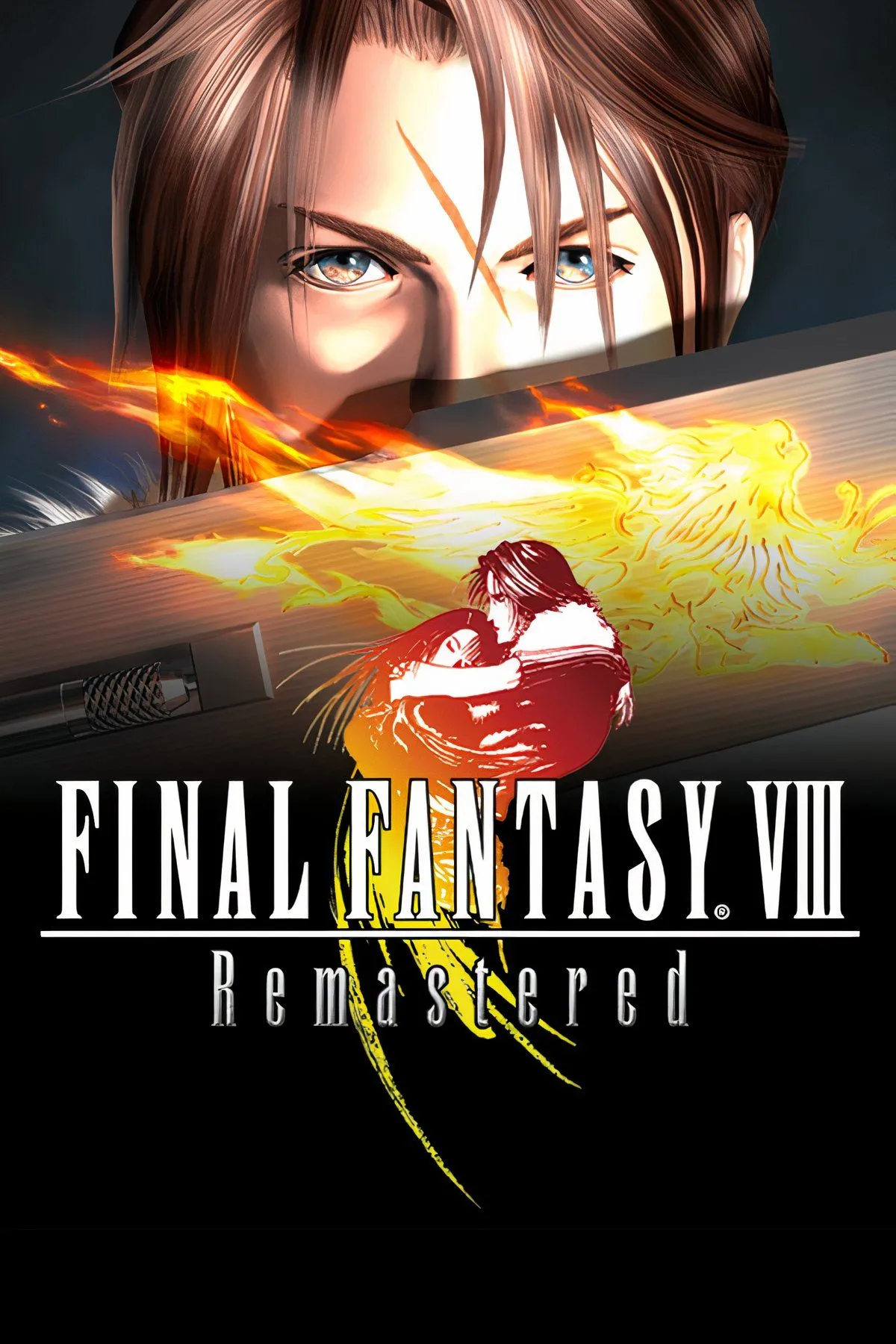 Giao diện minigame thẻ bài Triple Triad trong Final Fantasy VIII, với bàn chơi 3x3 và các quân bài
