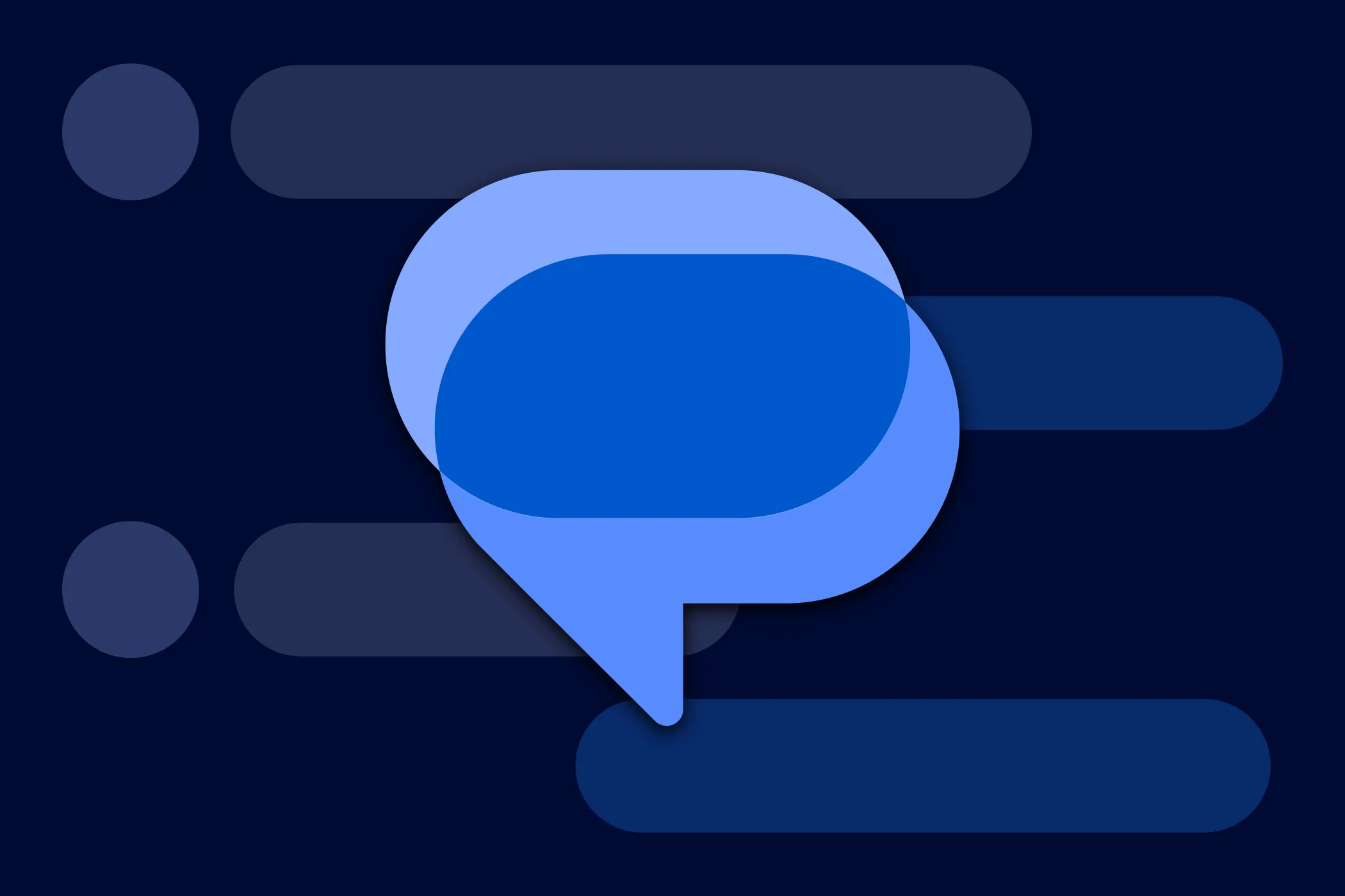 Giao diện ứng dụng Google Messages với tính năng chia sẻ vị trí và làm mờ hình ảnh.