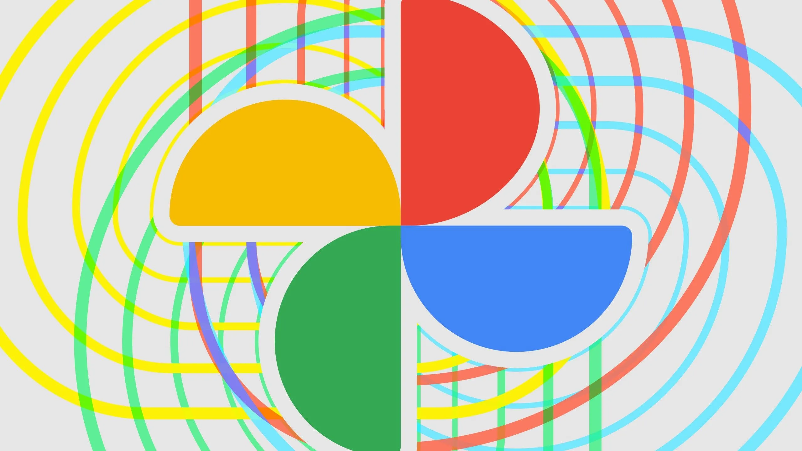 Hình ảnh logo Google Photos và giao diện ứng dụng