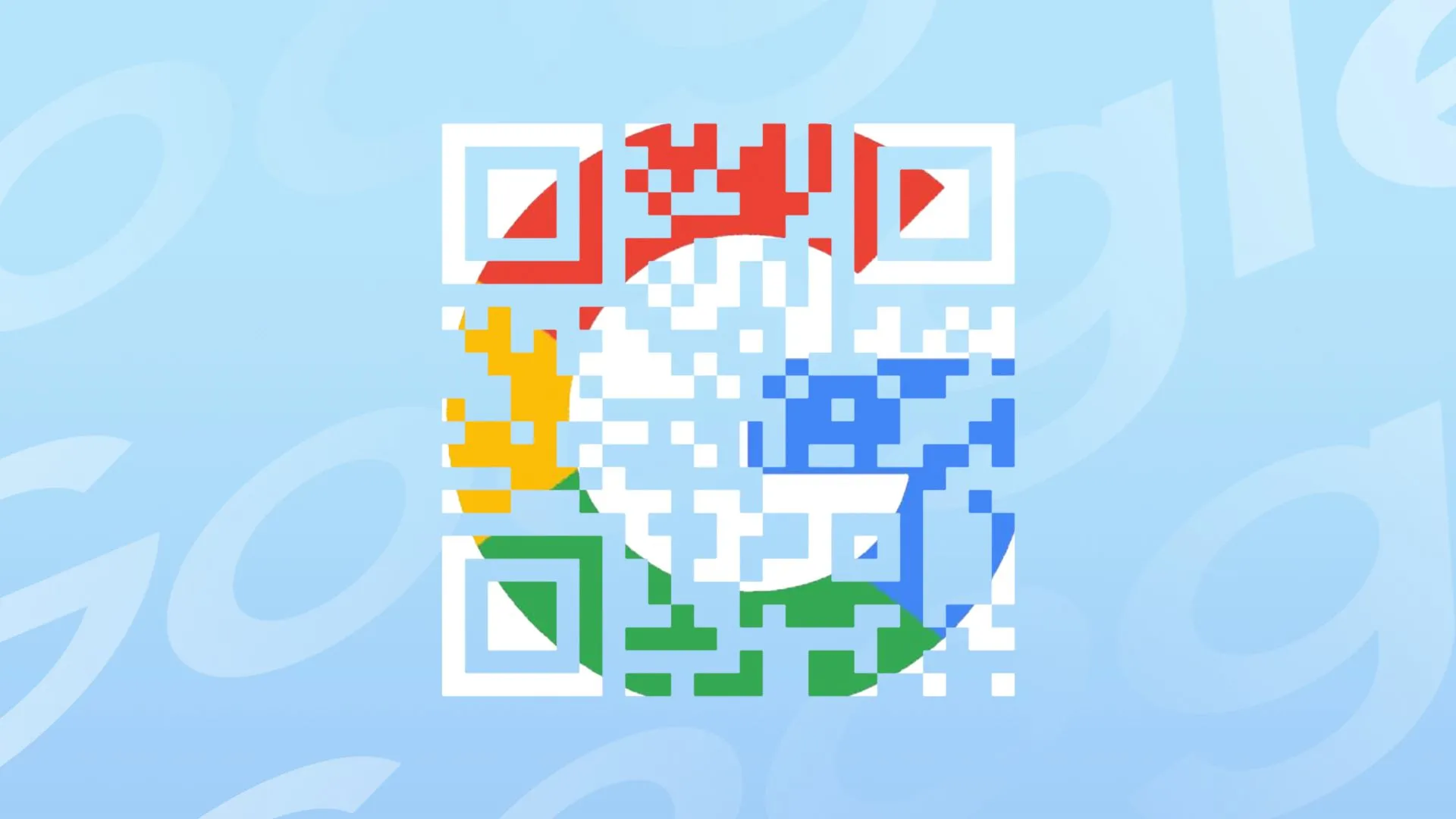Logo Google bên trong mã QR, liên quan đến các phương thức xác thực và đăng nhập mới trong hệ sinh thái Google.