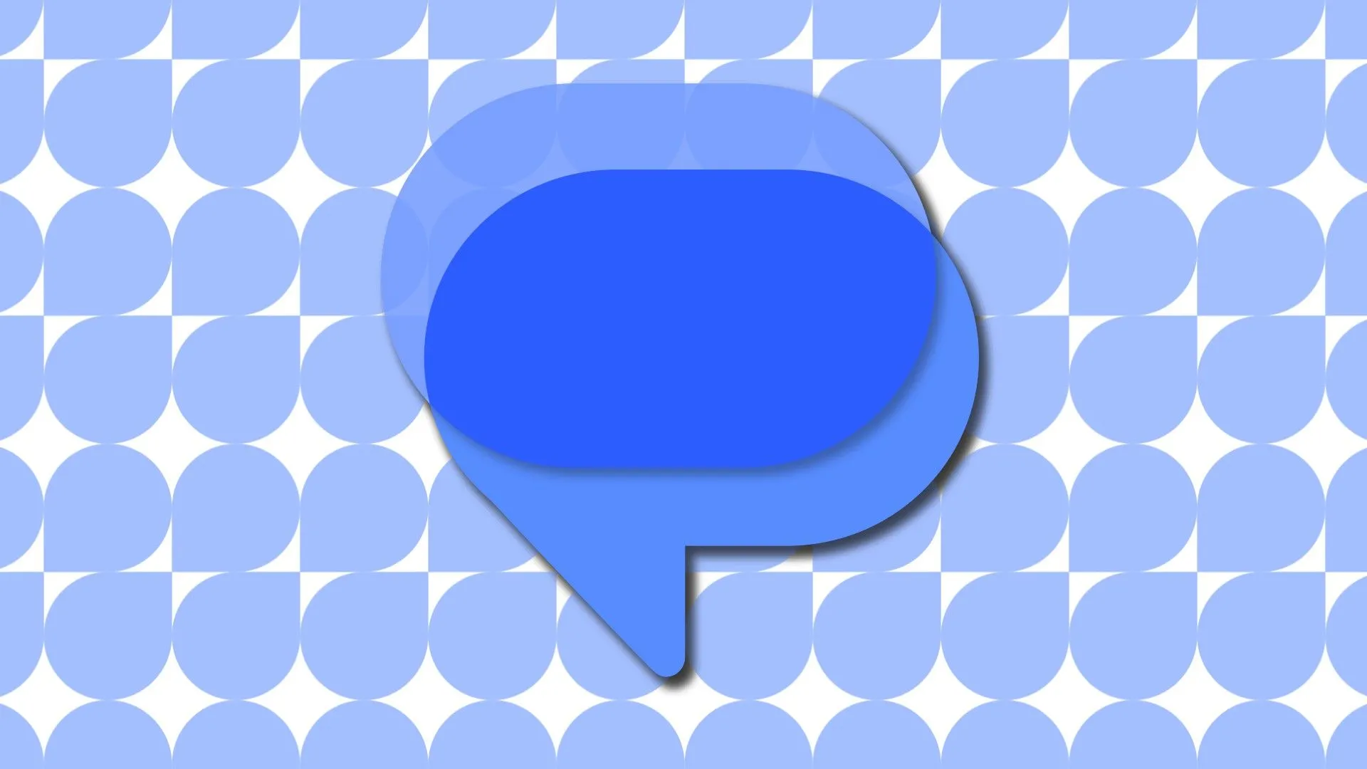 Logo Google Messages trên nền xanh