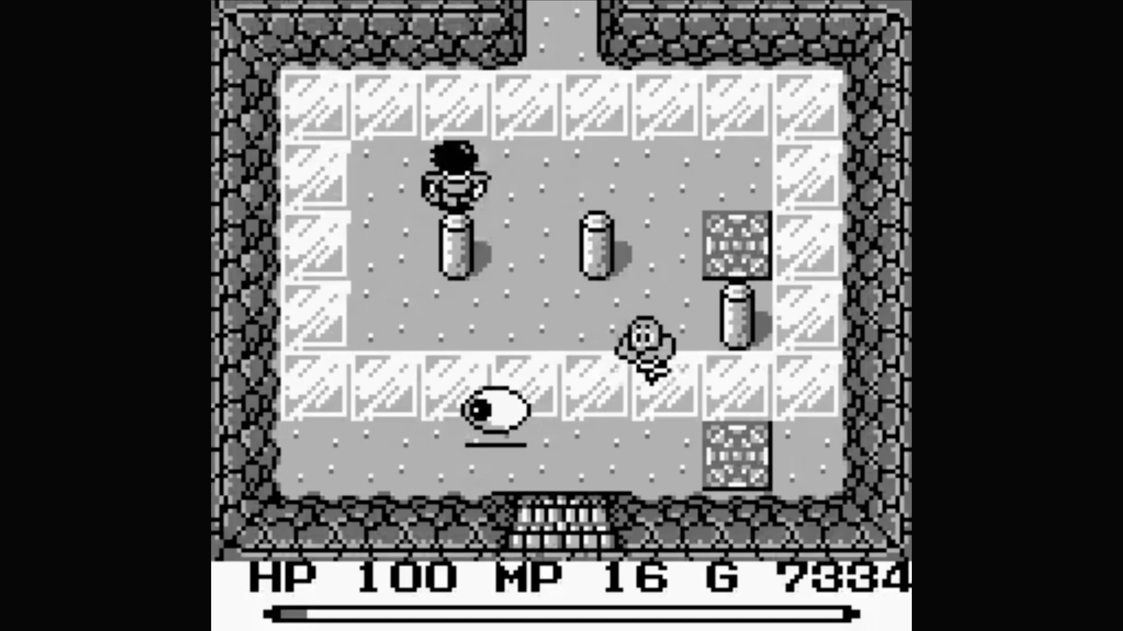 Một cảnh trong Final Fantasy Adventure thể hiện sự đa dạng của môi trường game