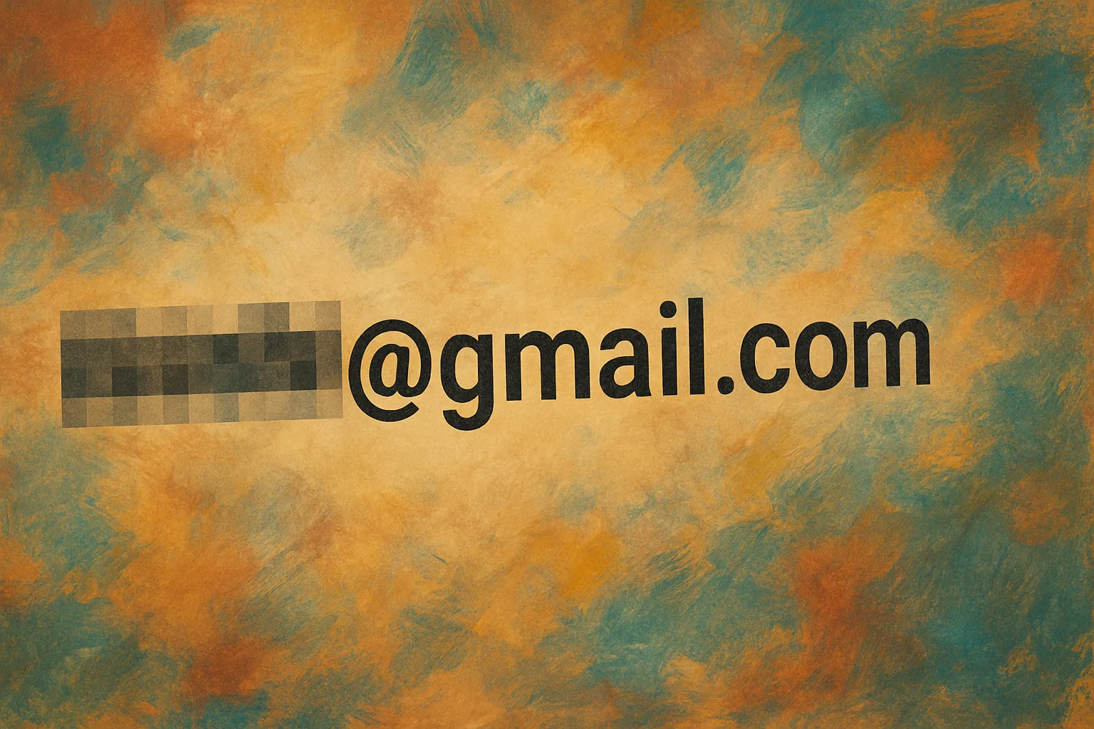 Một địa chỉ email được kiểm duyệt, làm nổi bật tính riêng tư hoặc công khai của thông tin cá nhân trên mạng.