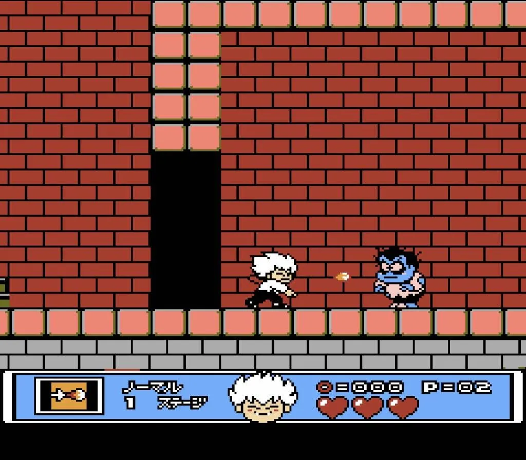 Một màn chơi trong Kid Dracula, thể hiện thiết kế level sáng tạo