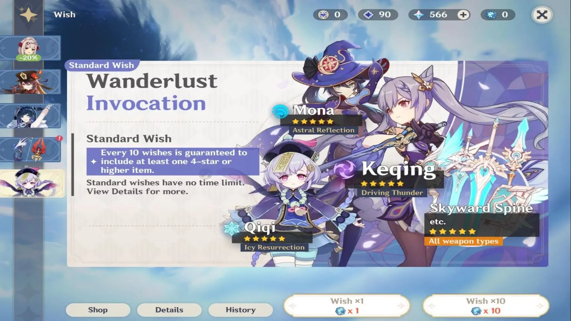 Một số cơ chế gacha trong Genshin Impact.