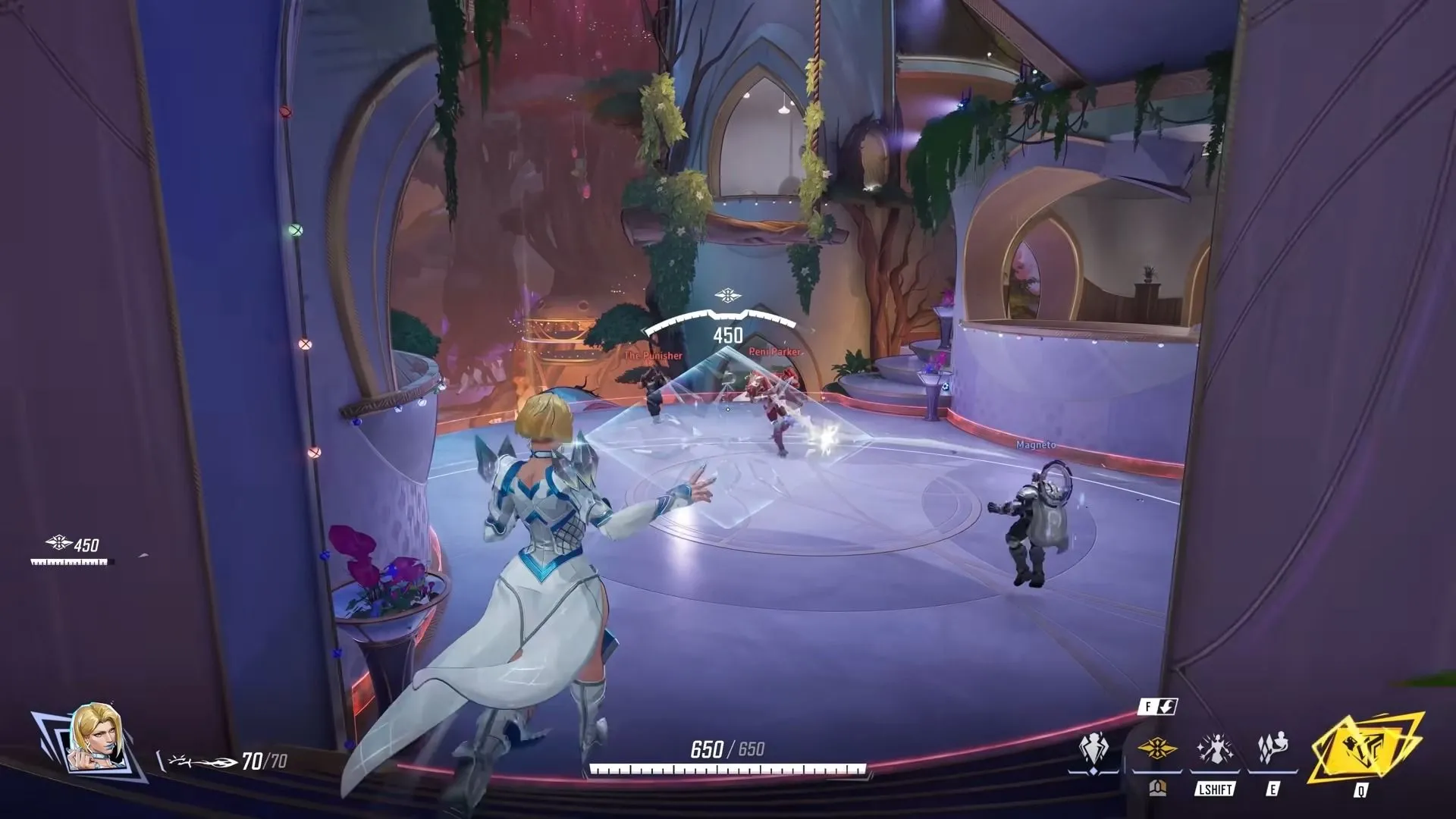 Nhân vật Emma Frost từ game Marvel Rivals, một tựa game hero shooter miễn phí đang lên ngôi.