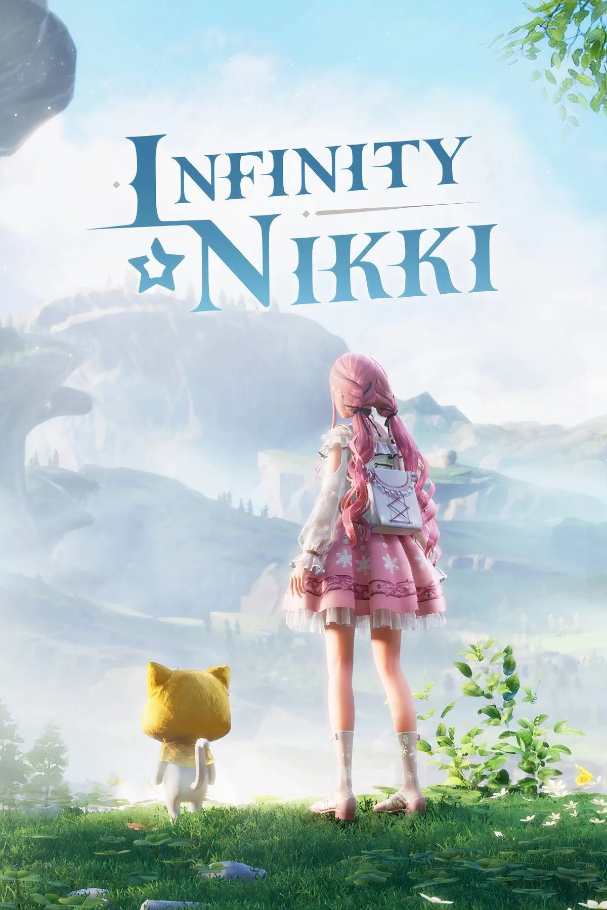Nhân vật Nikki trong trang phục lộng lẫy trong game gacha Infinity Nikki với đồ họa đẹp mắt