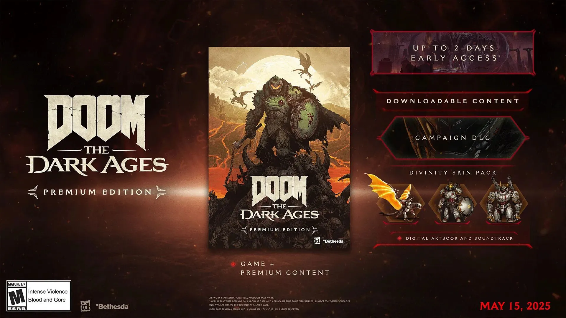 Những gì bạn nhận được với Phiên bản Premium của Doom: The Dark Ages.