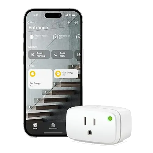 Ổ cắm thông minh Eve Energy Matter được sử dụng làm thiết bị trung gian trong HomeKit.