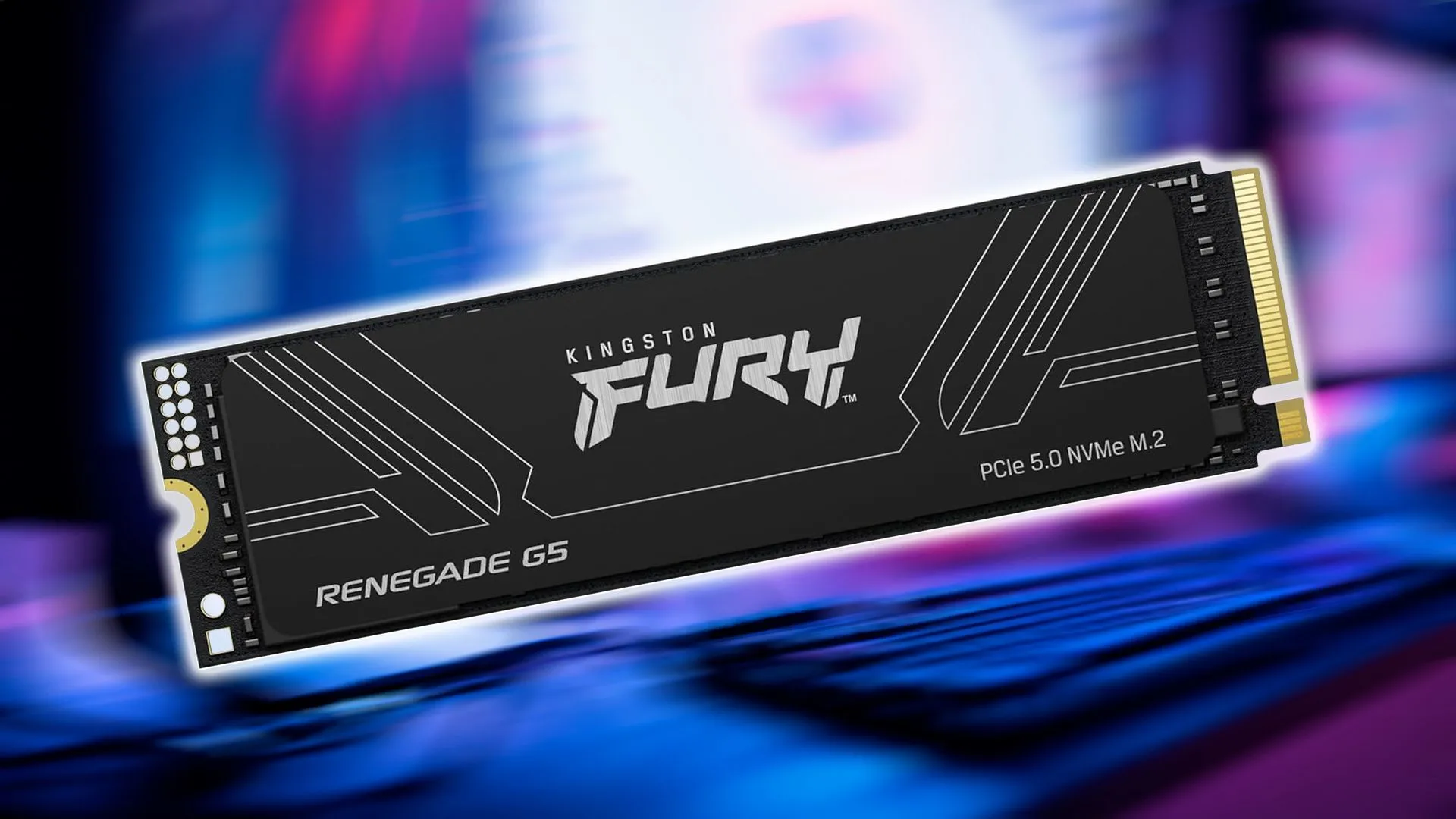 Ổ cứng SSD Kingston FURY Renegade G5 PCIe 5.0 NVMe, cung cấp tốc độ đọc ghi dữ liệu siêu nhanh cho game thủ và chuyên gia.