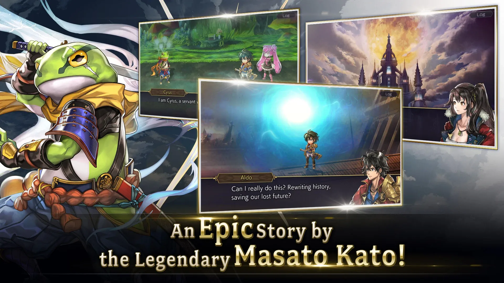 Phong cảnh thế giới mở đầy chi tiết trong game Another Eden