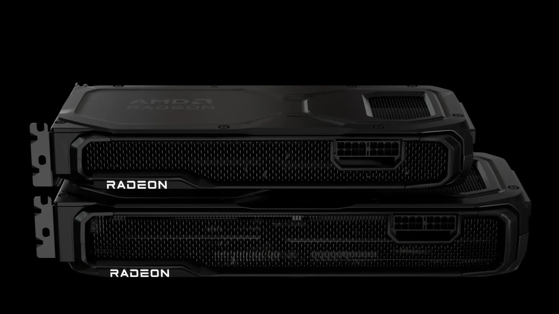 So sánh cổng nguồn an toàn 8-pin truyền thống trên card đồ họa AMD RX 9070 XT và RX 9070.