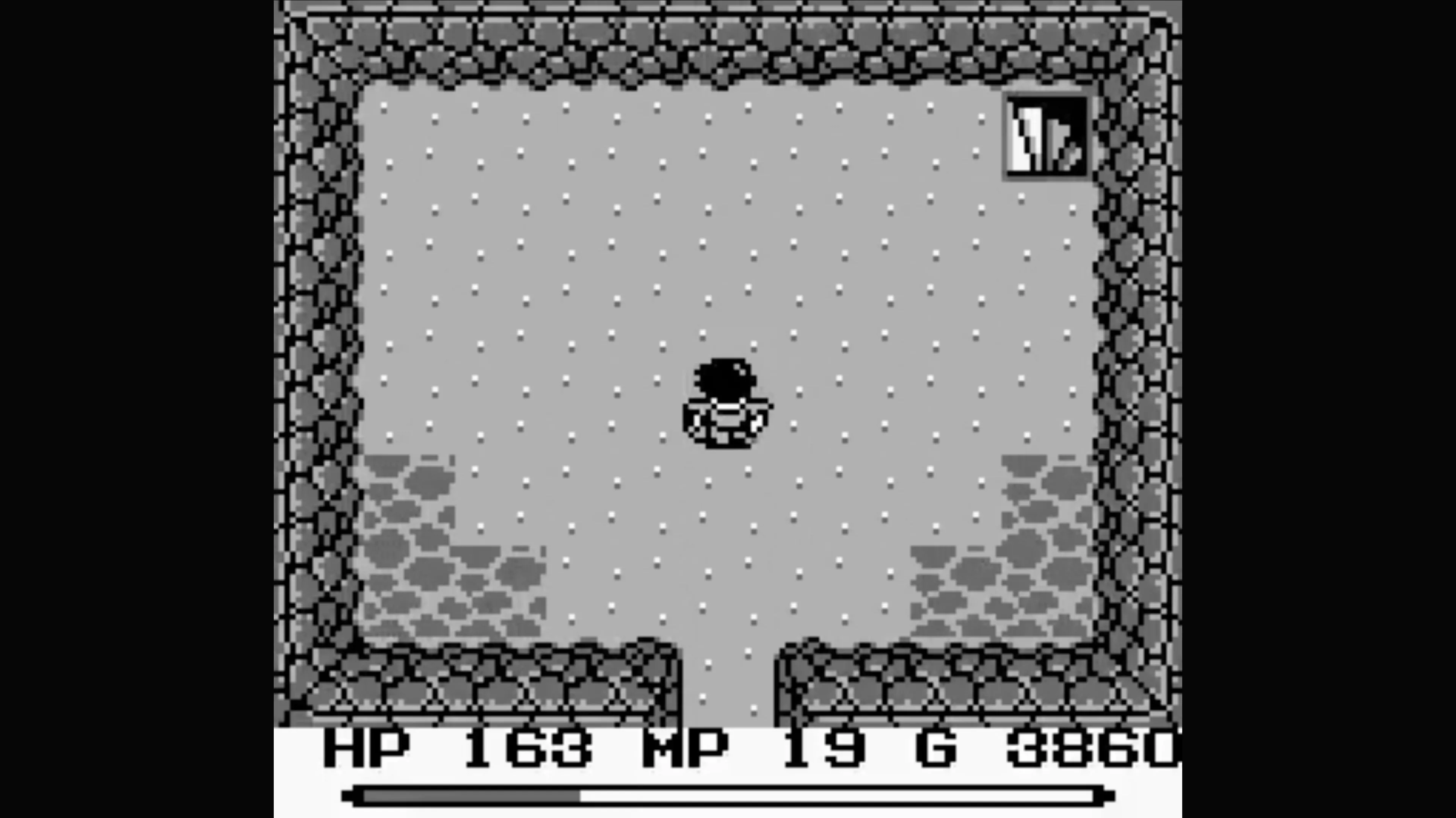 Thế giới game rộng lớn trong Final Fantasy Adventure trên Game Boy