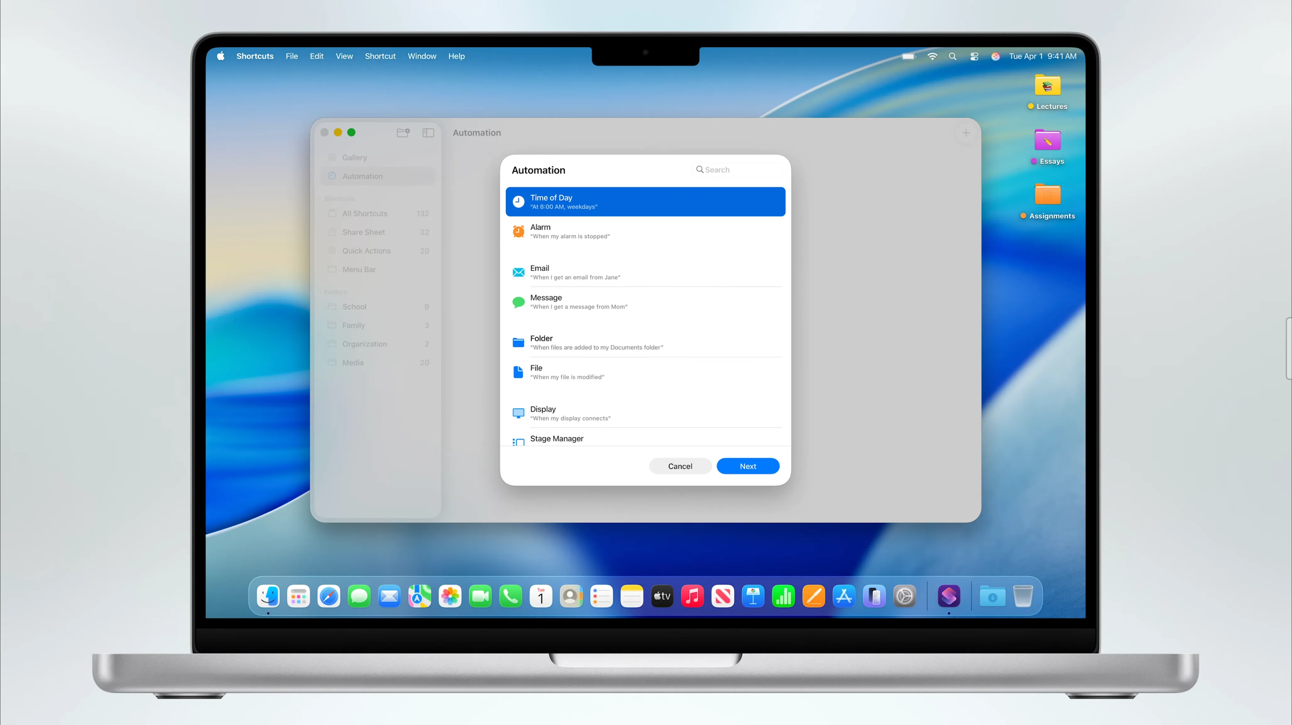 Triggers tự động hóa Phím tắt mới trên macOS 26 Tahoe