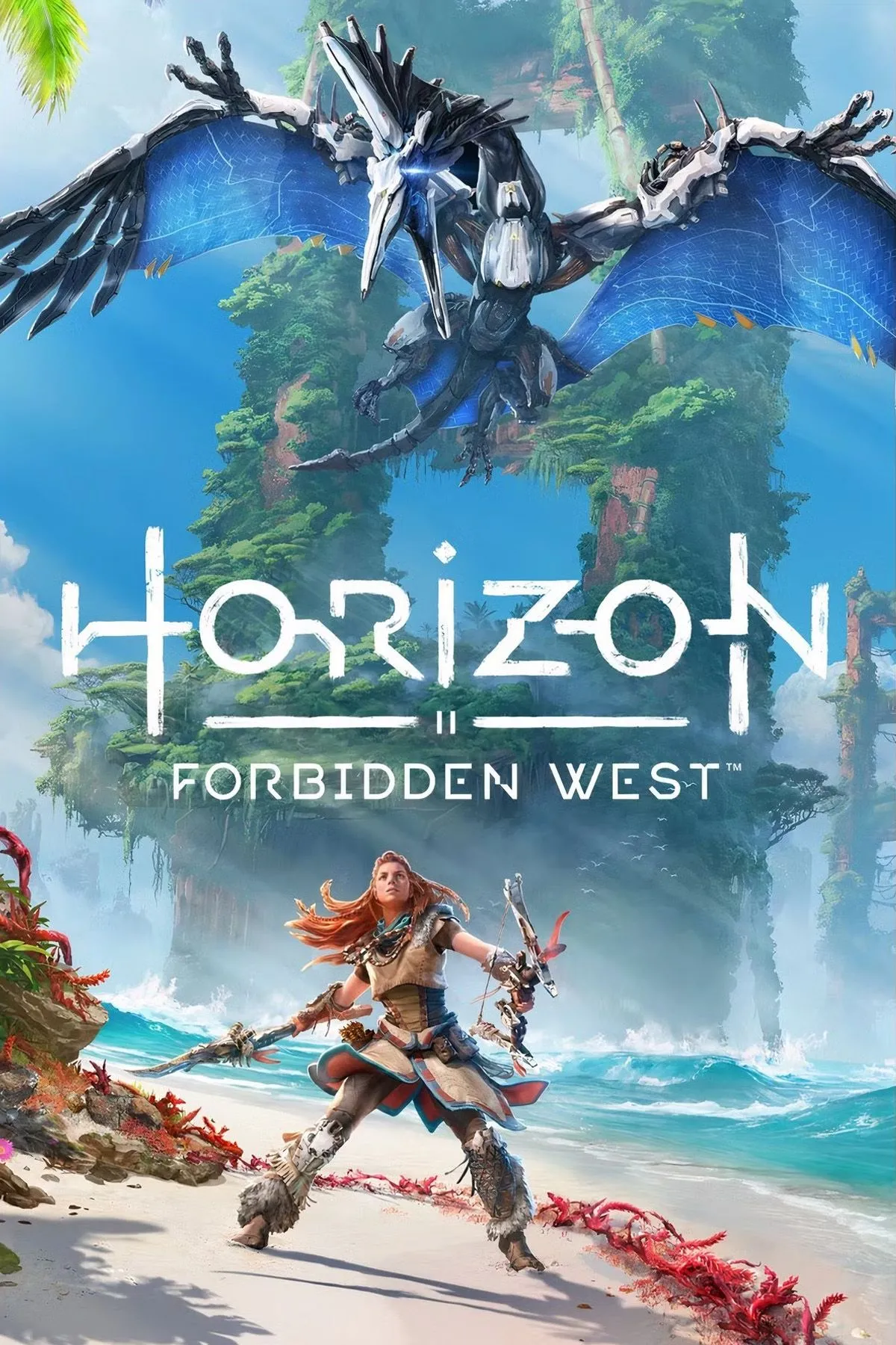 Ảnh bìa của Horizon Forbidden West, phần tiếp theo của series game hành động nhập vai Horizon.