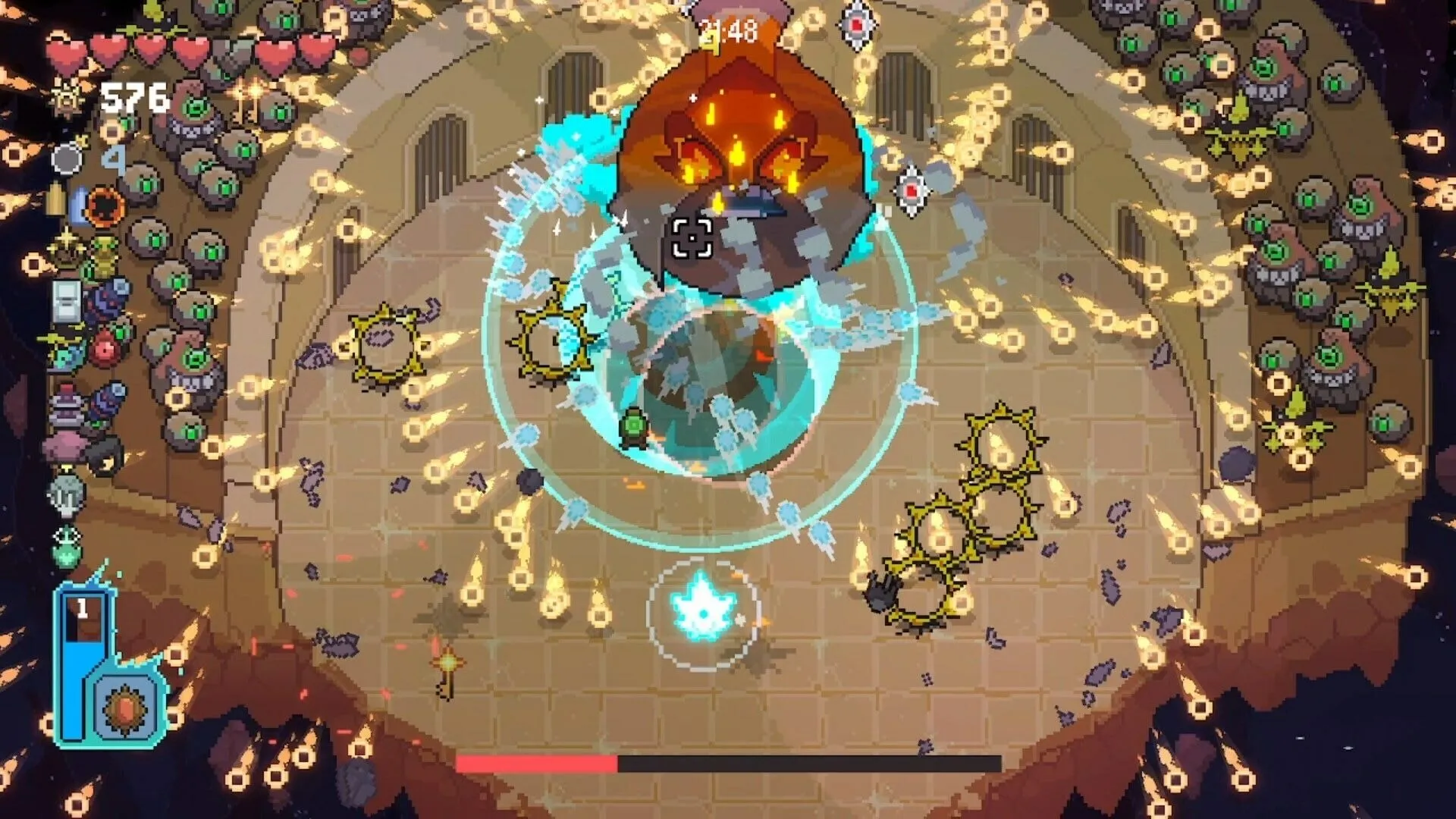 Asterogues, một game roguelike bullet hell phổ biến trên Steam, yêu cầu né tránh đạn liên tục