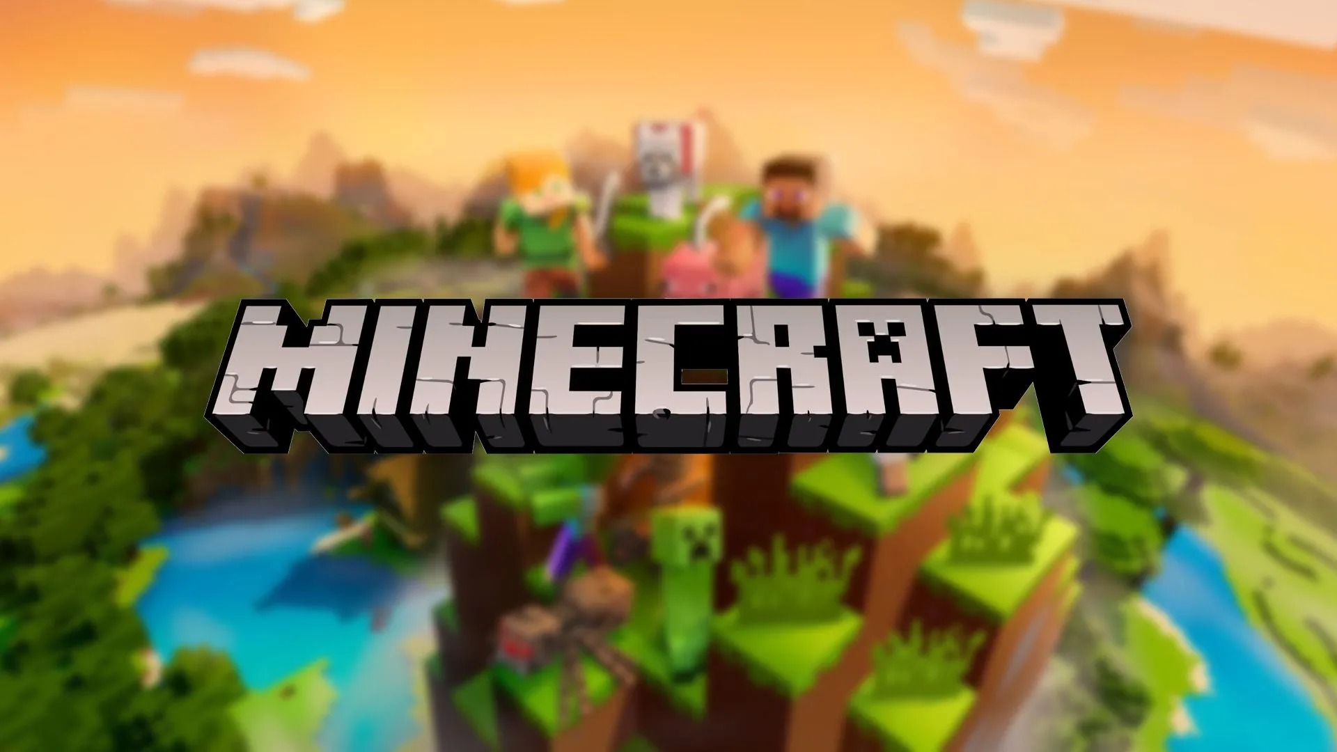 Biểu tượng logo game Minecraft, một tựa game phổ biến hoạt động tốt trên nhiều nền tảng, bao gồm Linux.