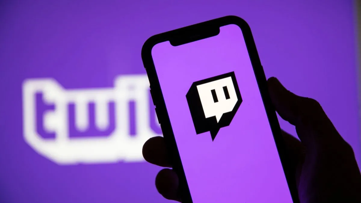 Biểu tượng Twitch, nền tảng livestream game phổ biến cho phép người dùng xem và phát trực tiếp nội dung game, thu hút hàng triệu game thủ và người xem trên toàn cầu.