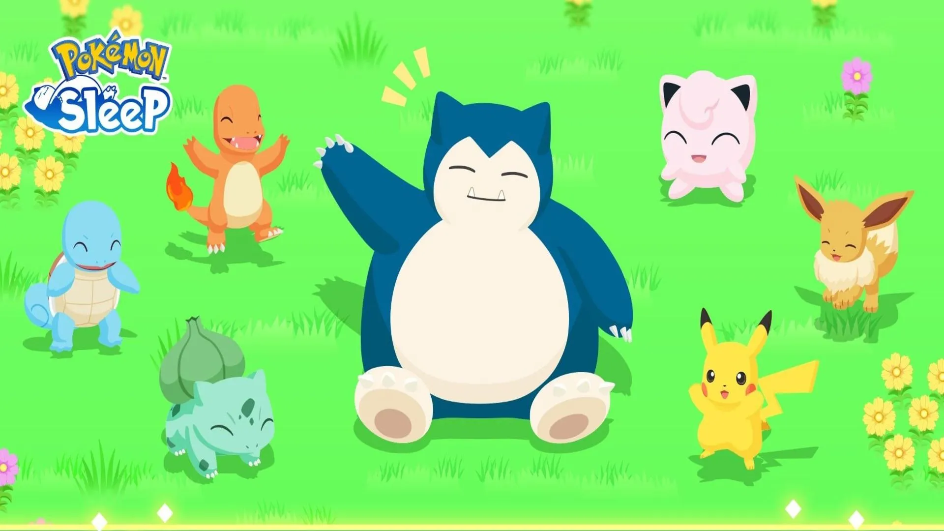 Các Pokémon thân thiện vẫy chào trong ứng dụng Pokémon Sleep, tạo động lực cho thói quen buổi sáng mới.