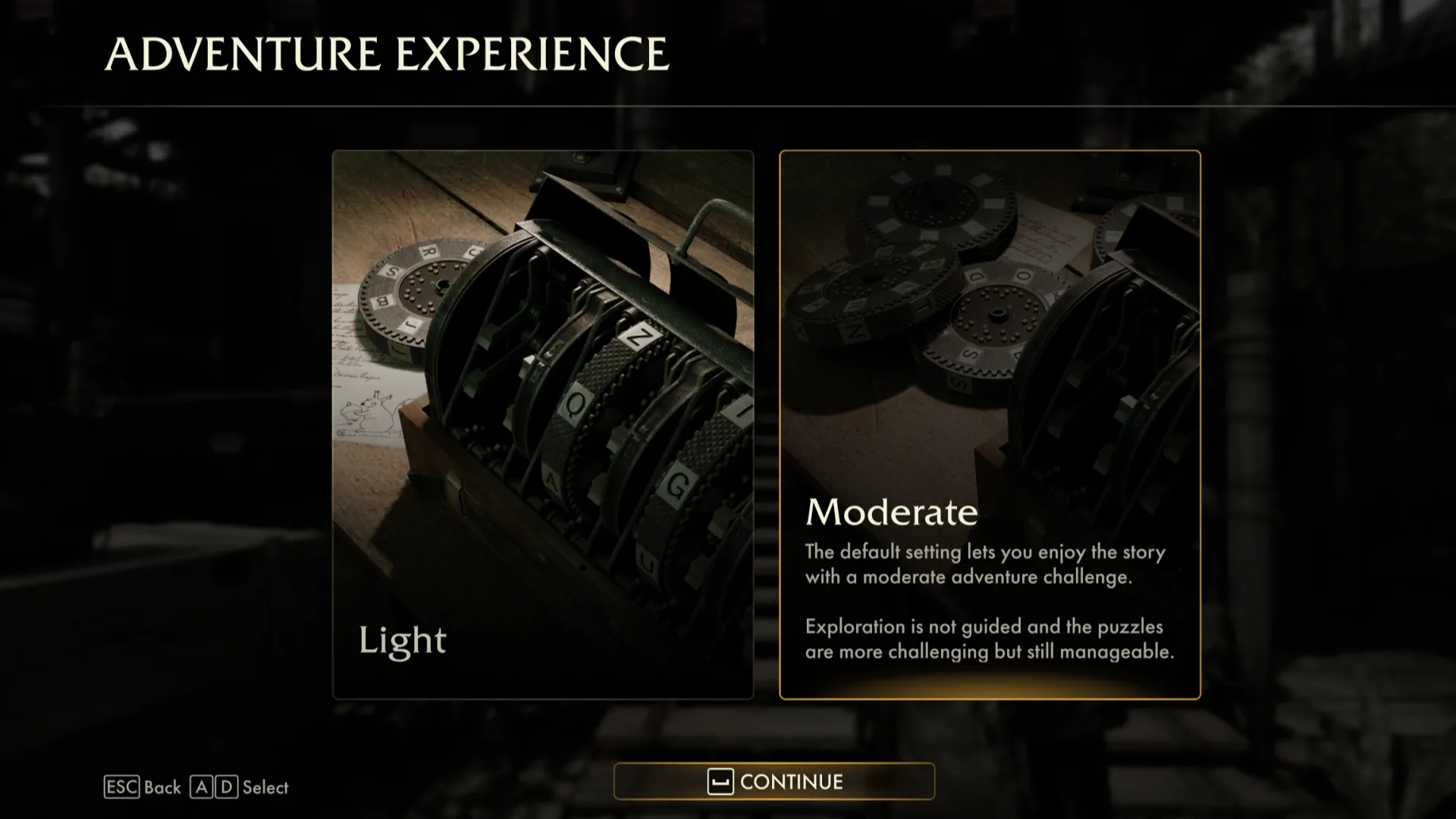 Cài đặt độ khó câu đố trong game Indiana Jones and the Great Circle, cho phép tùy chỉnh trải nghiệm chơi