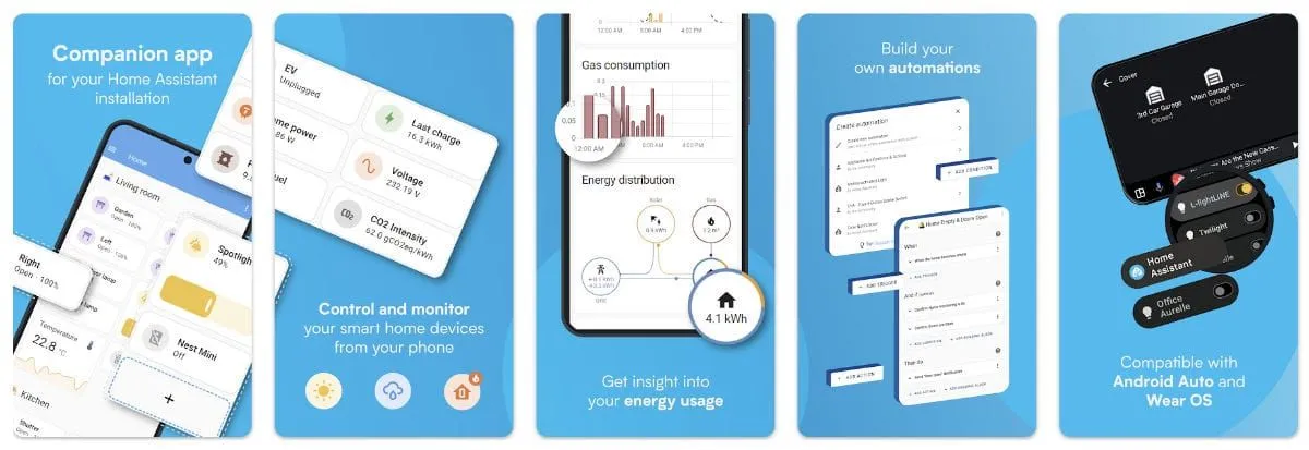Cập nhật ứng dụng Home Assistant Companion cho Android hiển thị các cải tiến mới