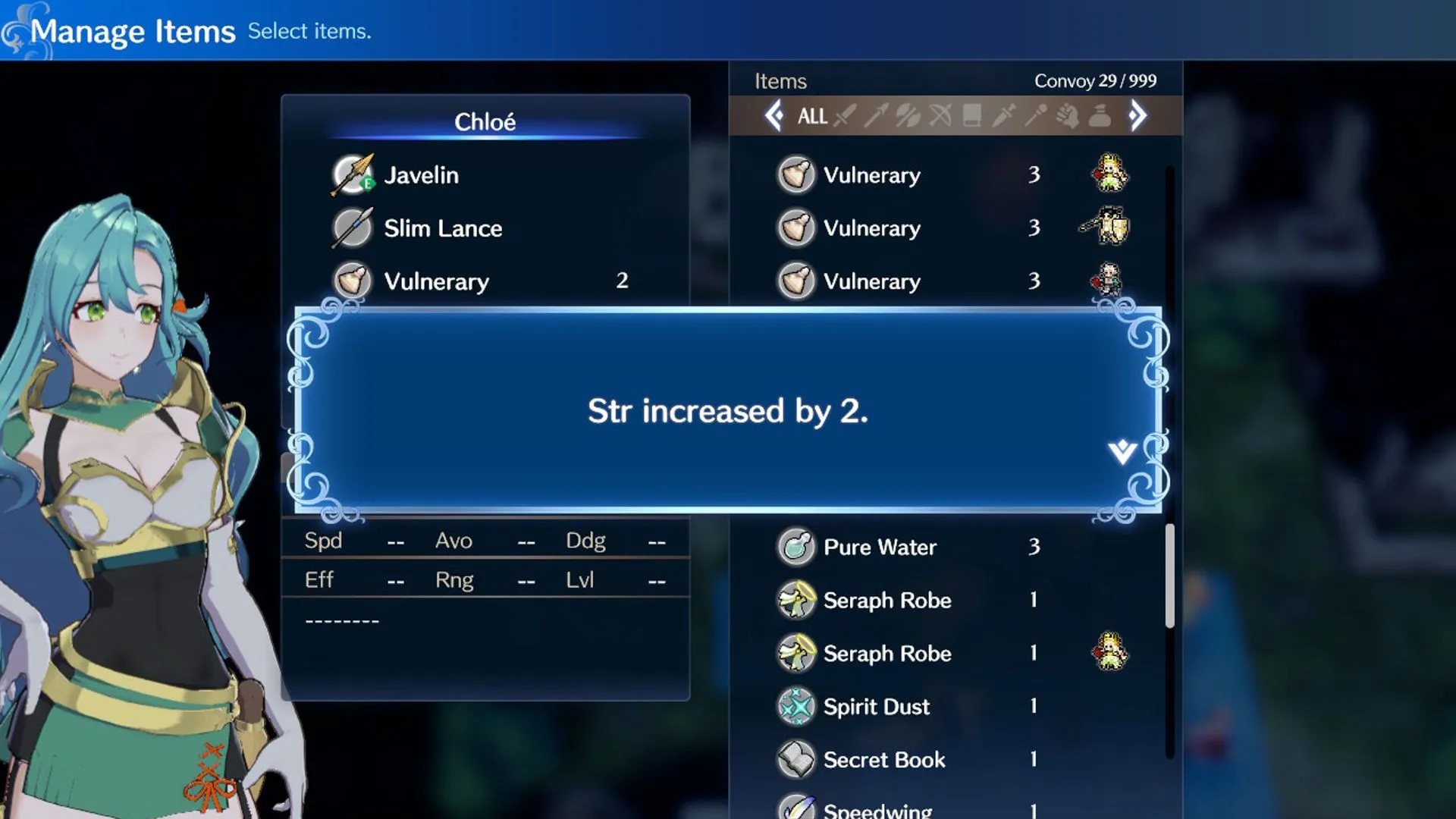 Chloe trong Fire Emblem: Engage, một nhân vật được game thủ yêu thích