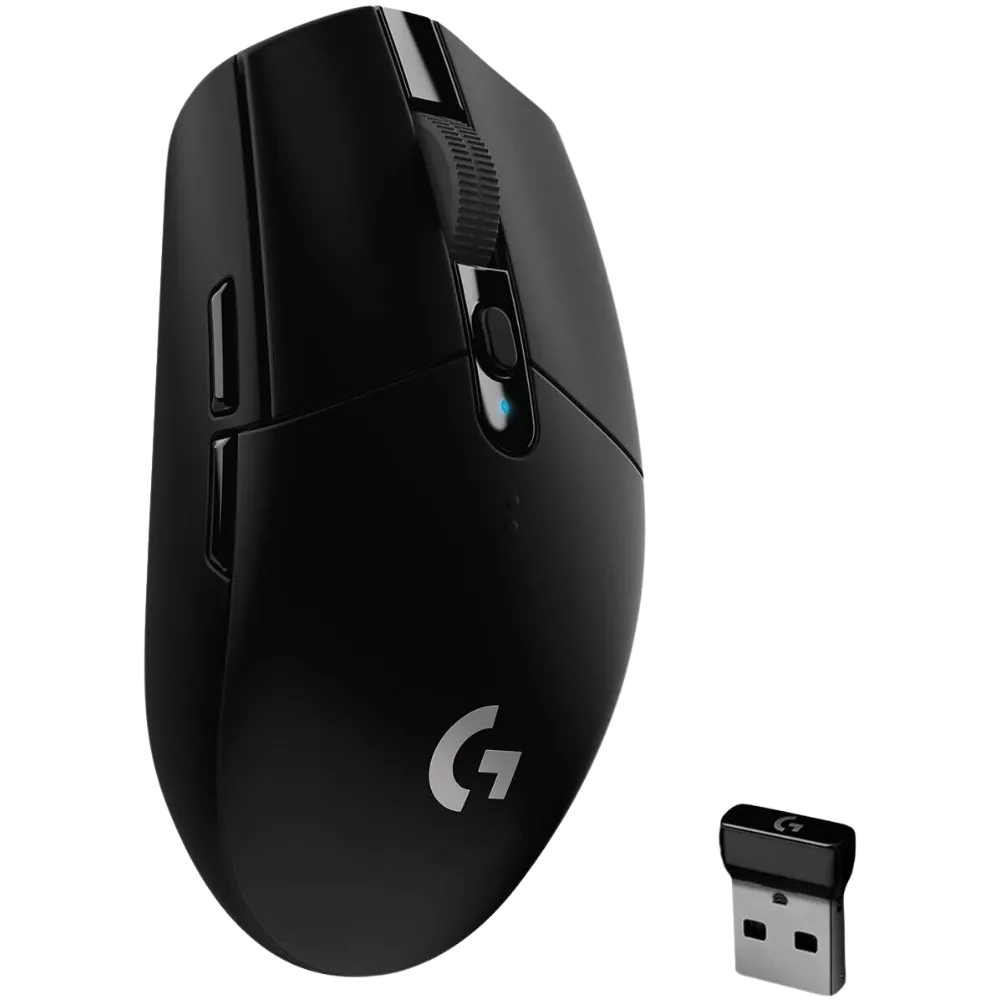 Chuột gaming không dây Logitech G305 Lightspeed với thiết kế nhỏ gọn, màu đen