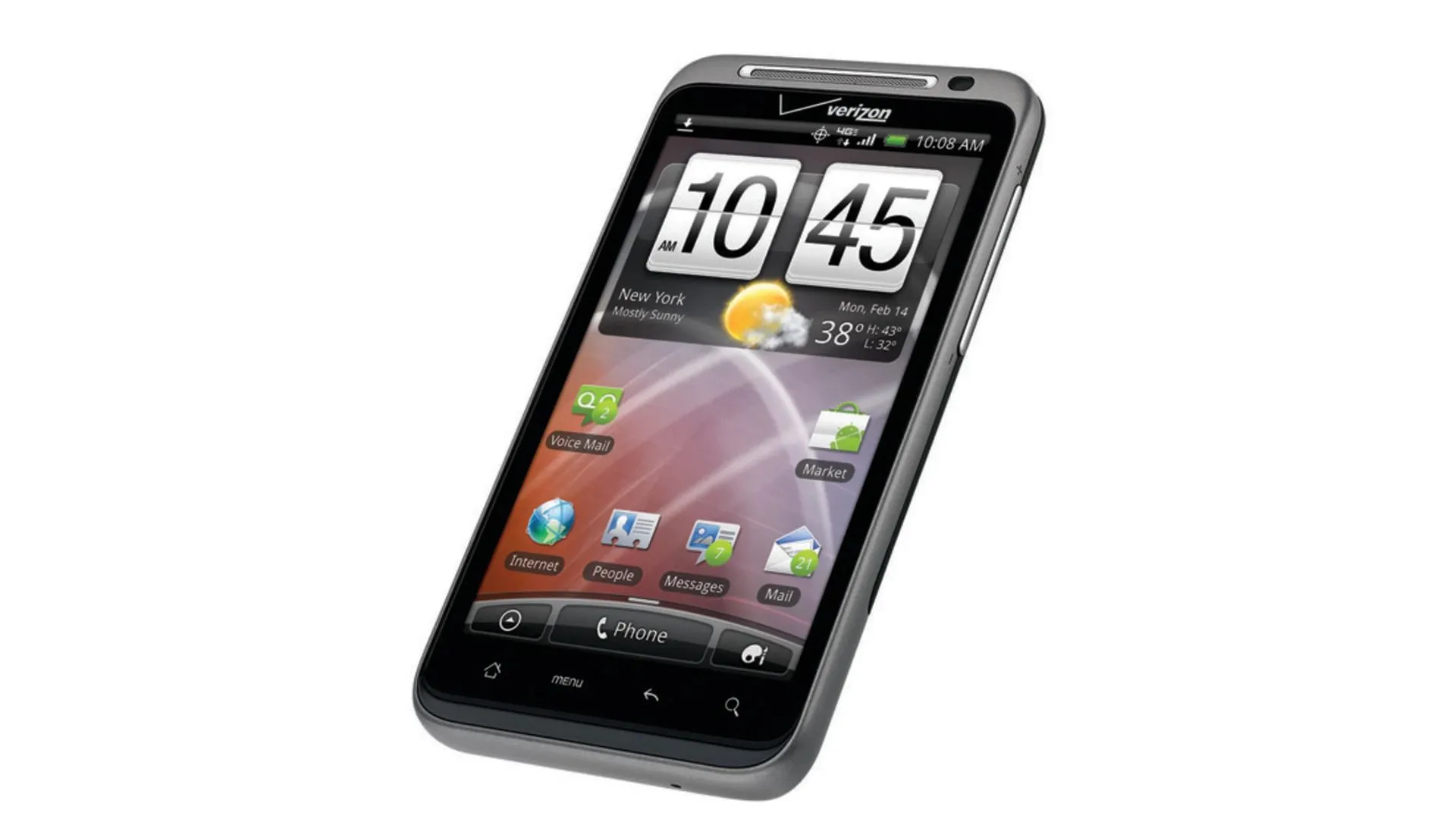 điện thoại HTC ThunderBolt, smartphone 4G LTE đầu tiên của Verizon