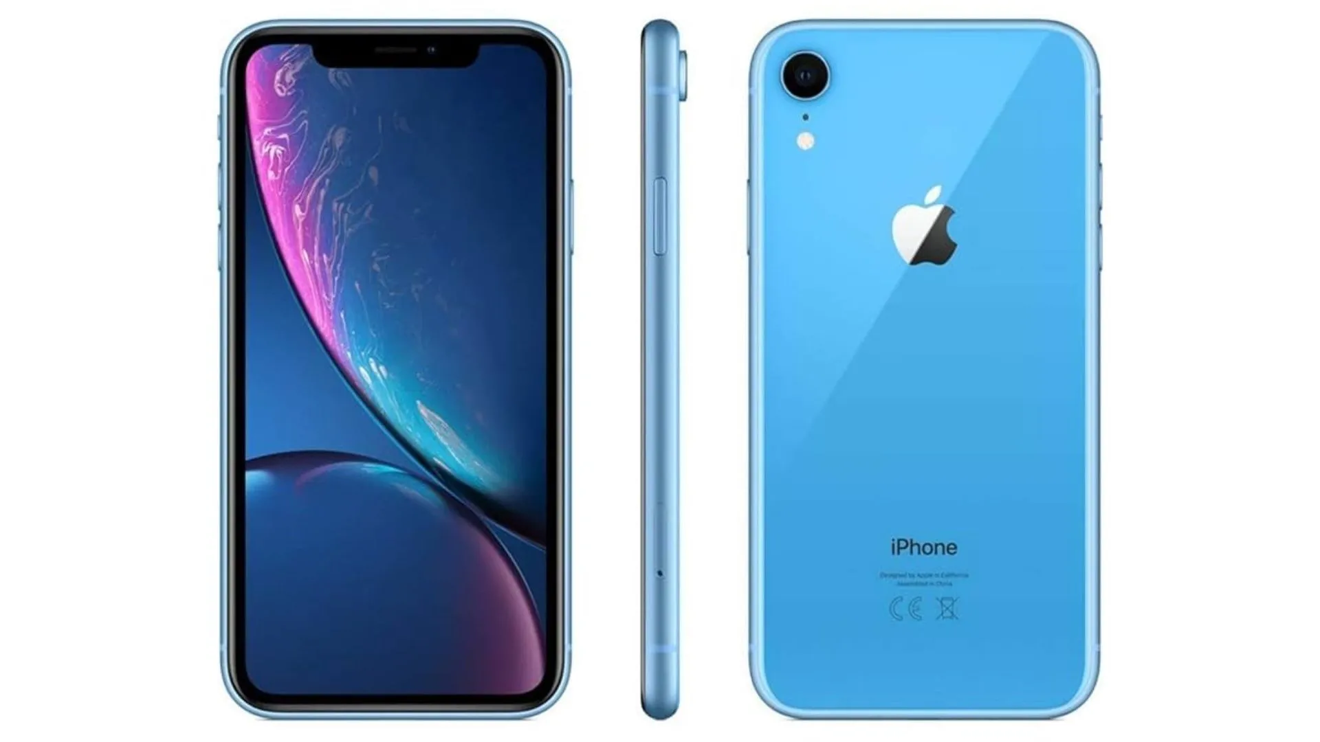 Điện thoại iPhone XR màu xanh dương nhẹ nhàng và tươi sáng