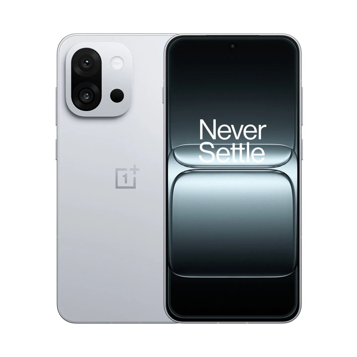 Điện thoại OnePlus 13T màu đen với màn hình hiển thị logo OnePlus