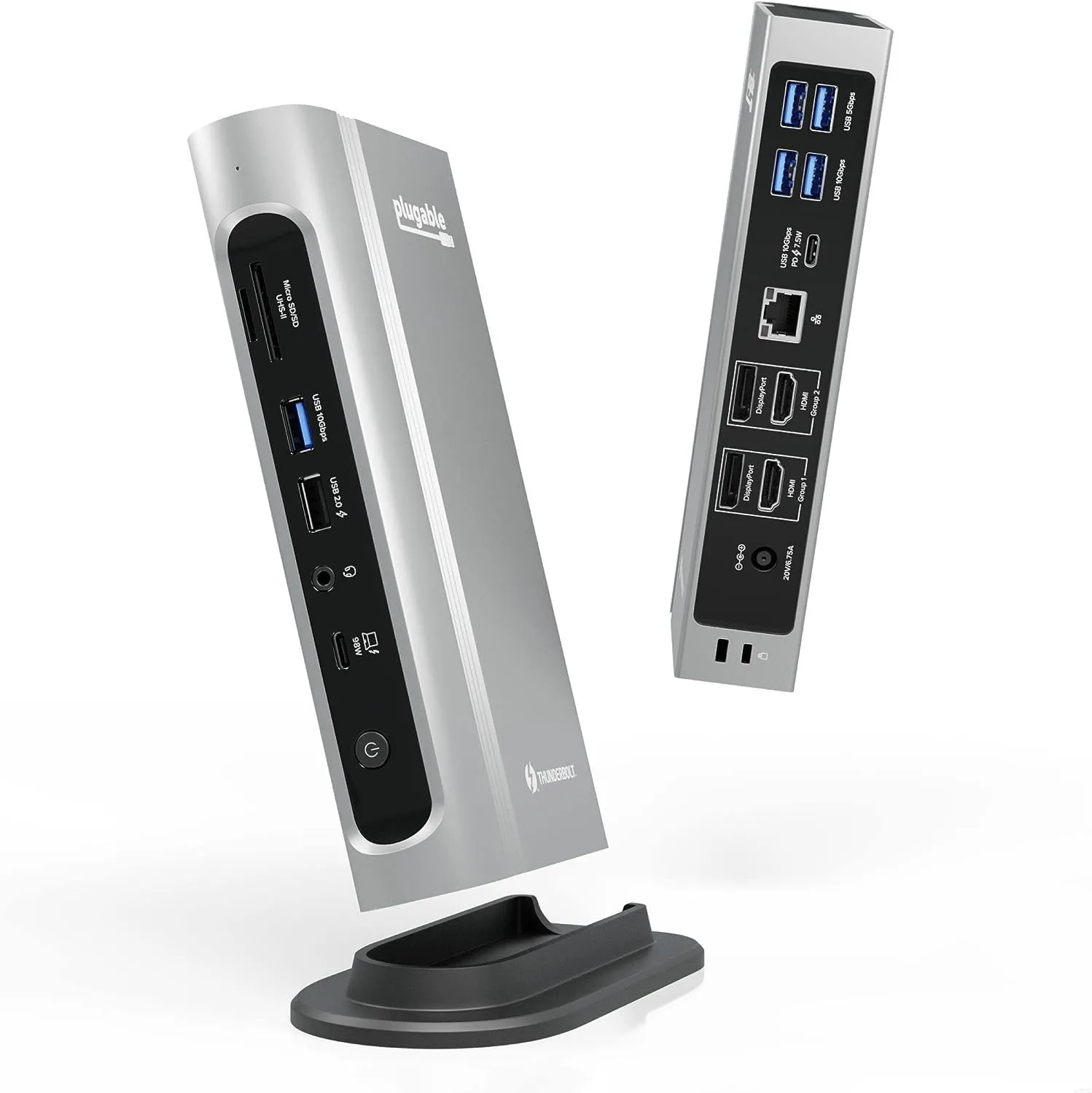 Docking station Thunderbolt 4 Plugable TBT4-UDZ với 16 cổng, sạc 100W