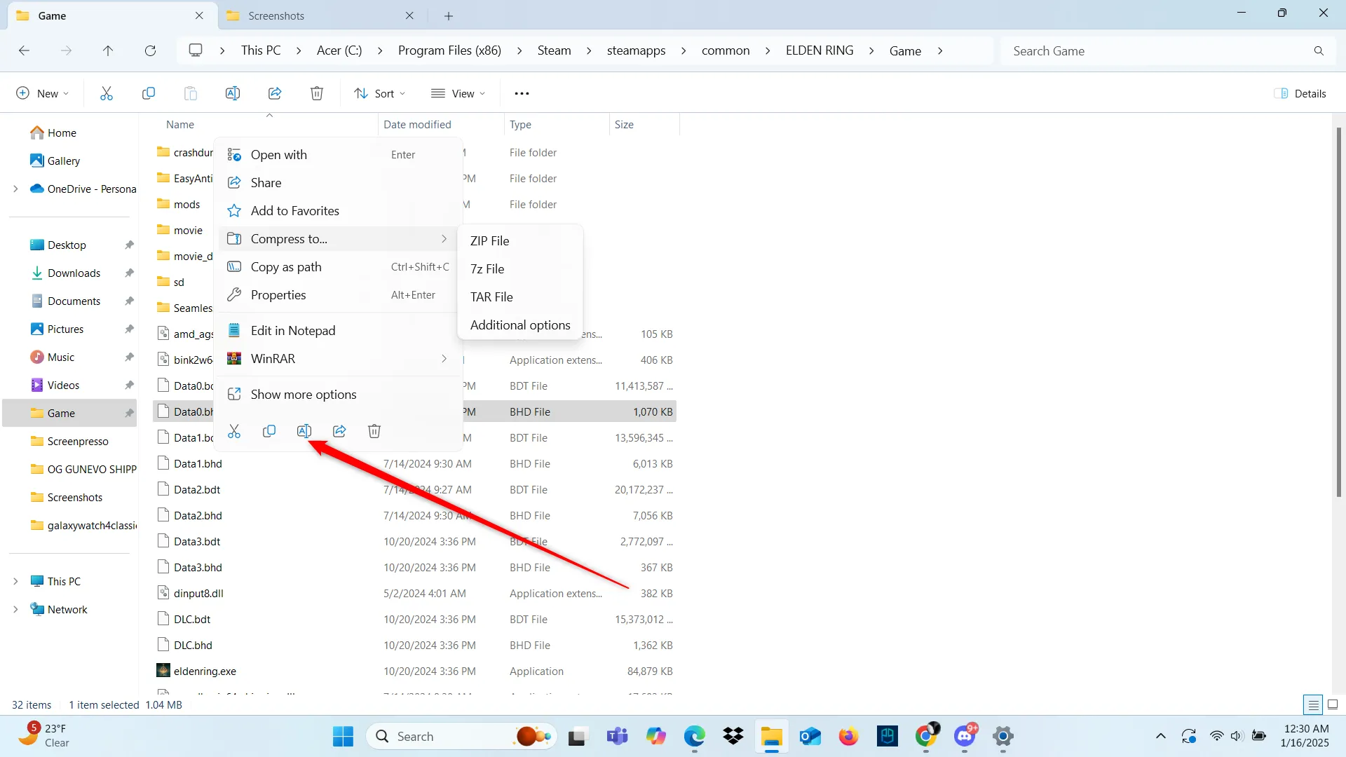 Đổi tên nhiều tệp cùng lúc trong File Explorer