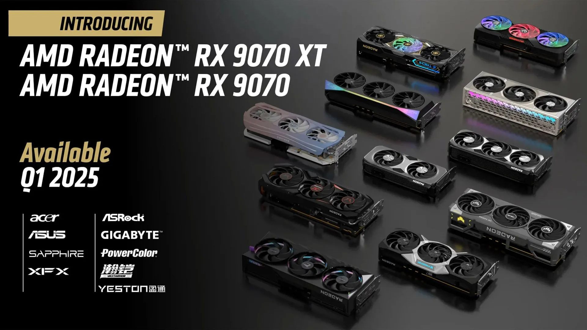 Dòng card đồ họa AMD Radeon RX 9070 và RX 9070 XT
