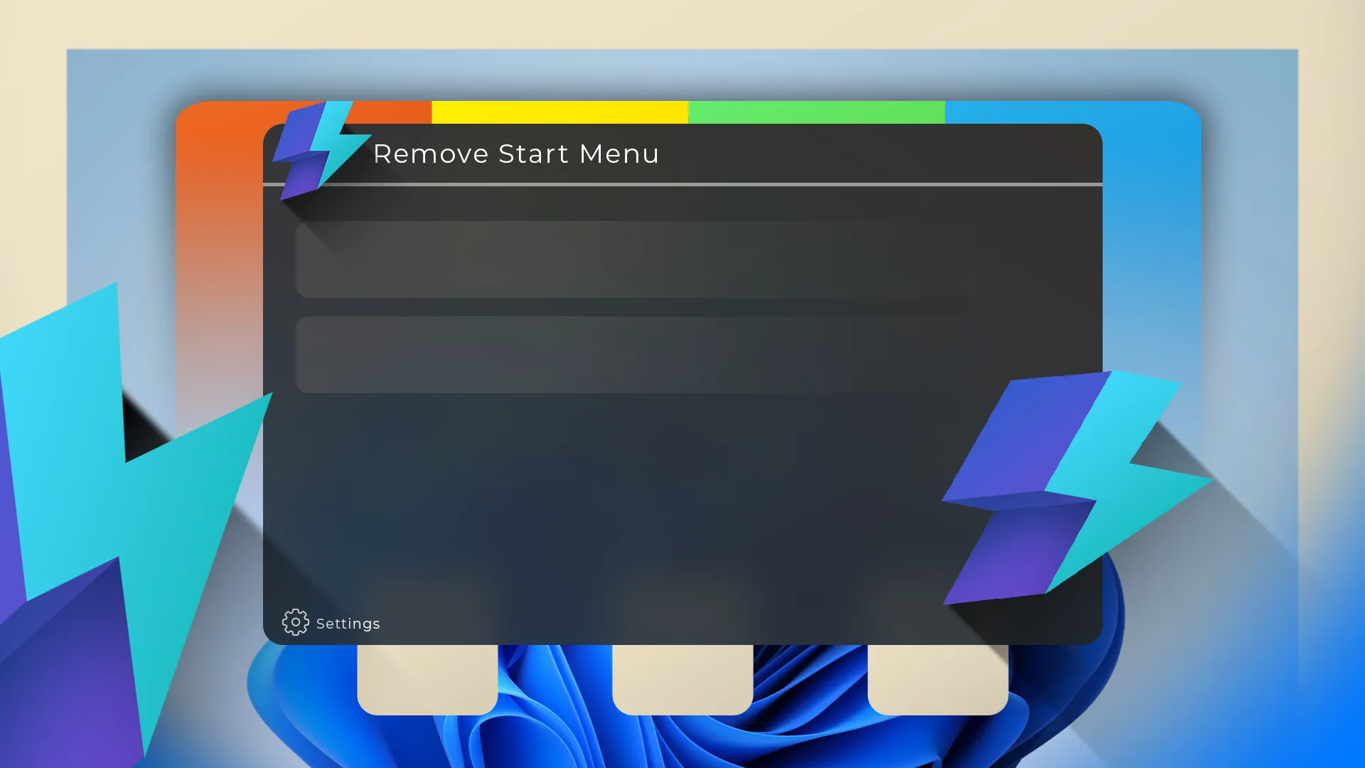 Giao diện Command Palette đang hoạt động trên Windows 11, hiển thị biểu tượng được làm nổi bật để dễ dàng truy cập.