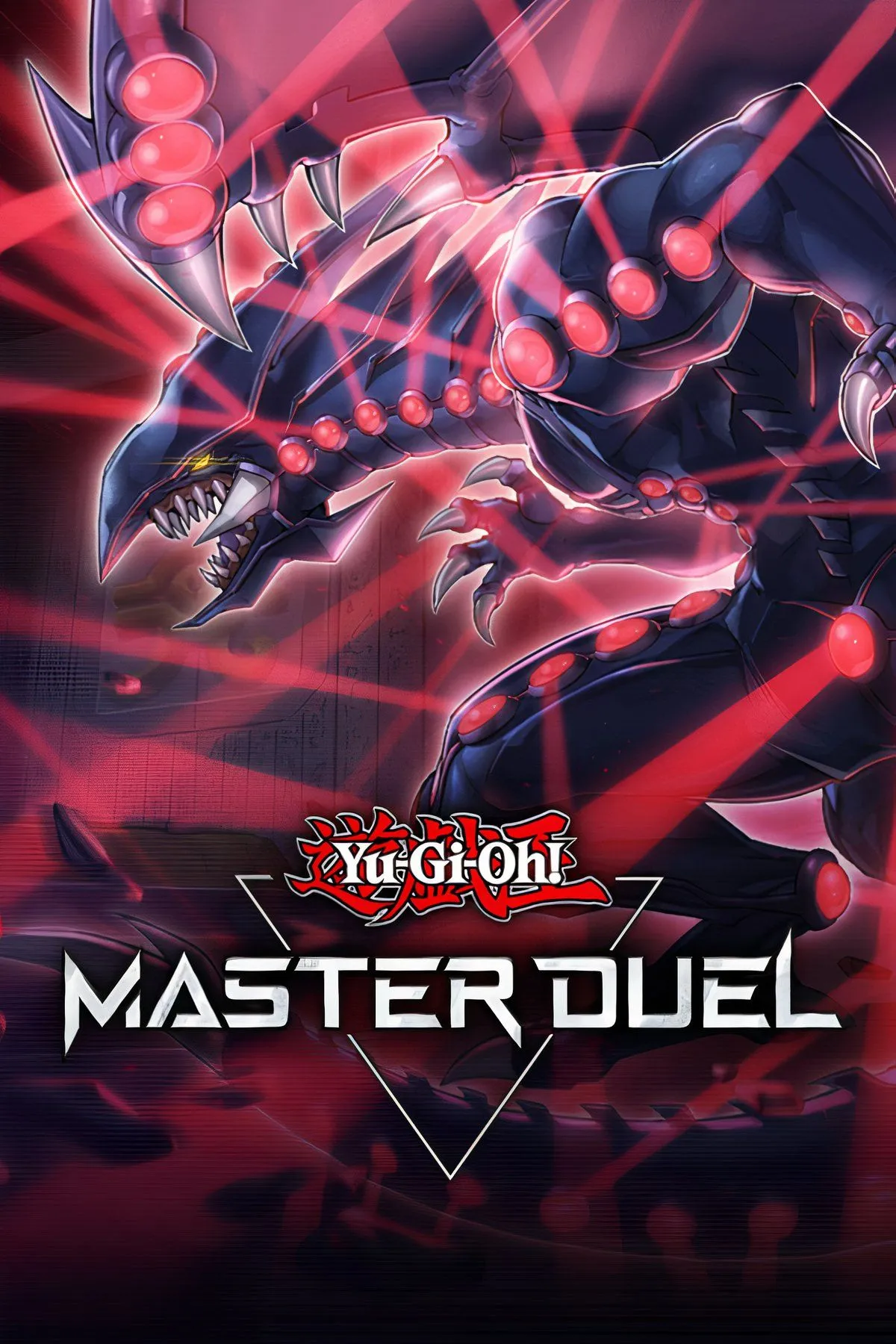 Giao diện trận đấu bài trong Yu-Gi-Oh! Master Duel với các thẻ bài trên bàn.