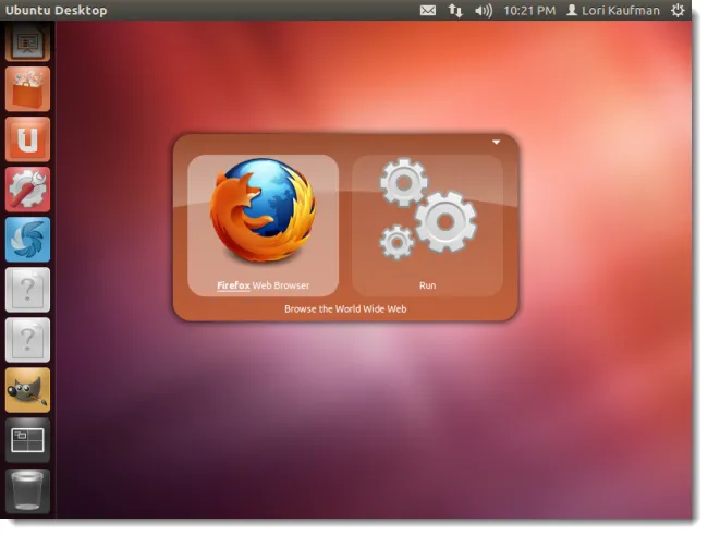 Giao diện ứng dụng Gnome Do trên Linux, thể hiện những phần mềm từng phổ biến nay có thể không còn tương thích do các thay đổi nền tảng.