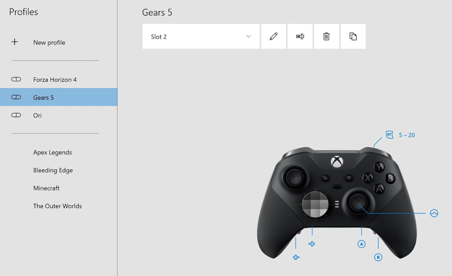 Giao diện ứng dụng Xbox Accessories hiển thị tay cầm Xbox Wireless Controller và tùy chọn cập nhật firmware.