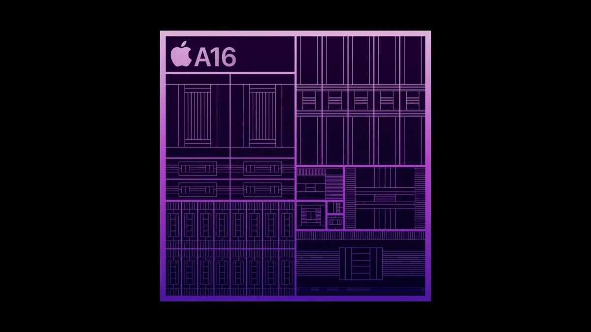 Hình ảnh chip A16 Bionic của Apple