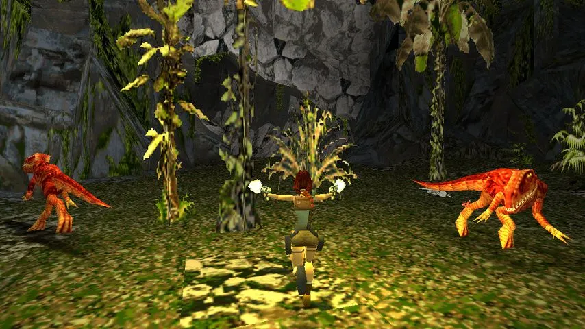 Hình ảnh game OpenLara, một phiên bản của trò chơi kinh điển Tomb Raider có thể chơi trực tiếp trên trình duyệt web.