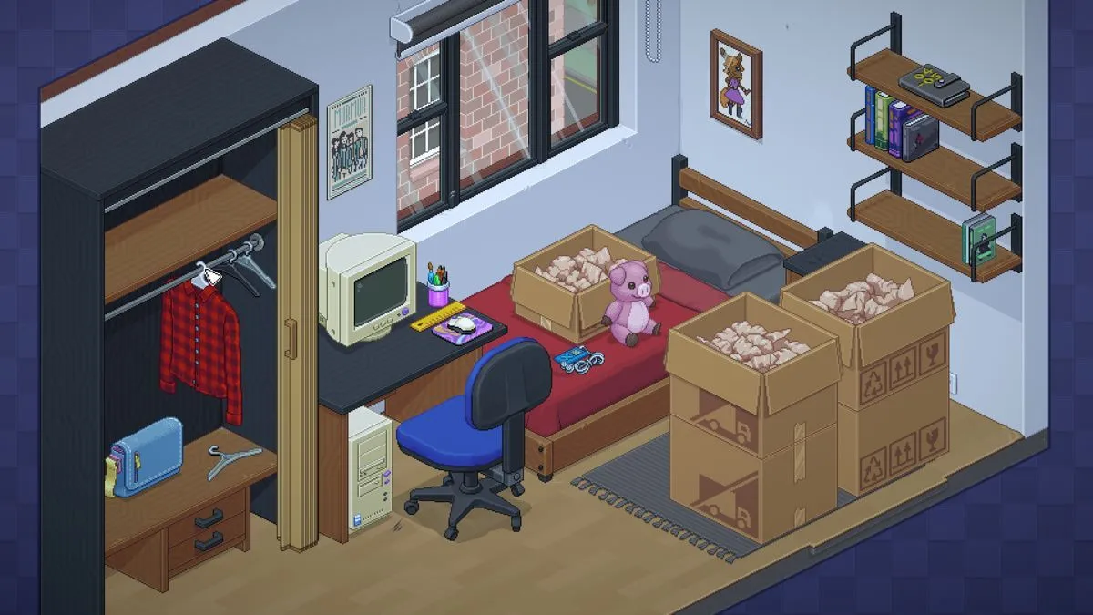 Hình ảnh gameplay game Unpacking 2021 của Witch Beam, minh họa lối kể chuyện độc đáo