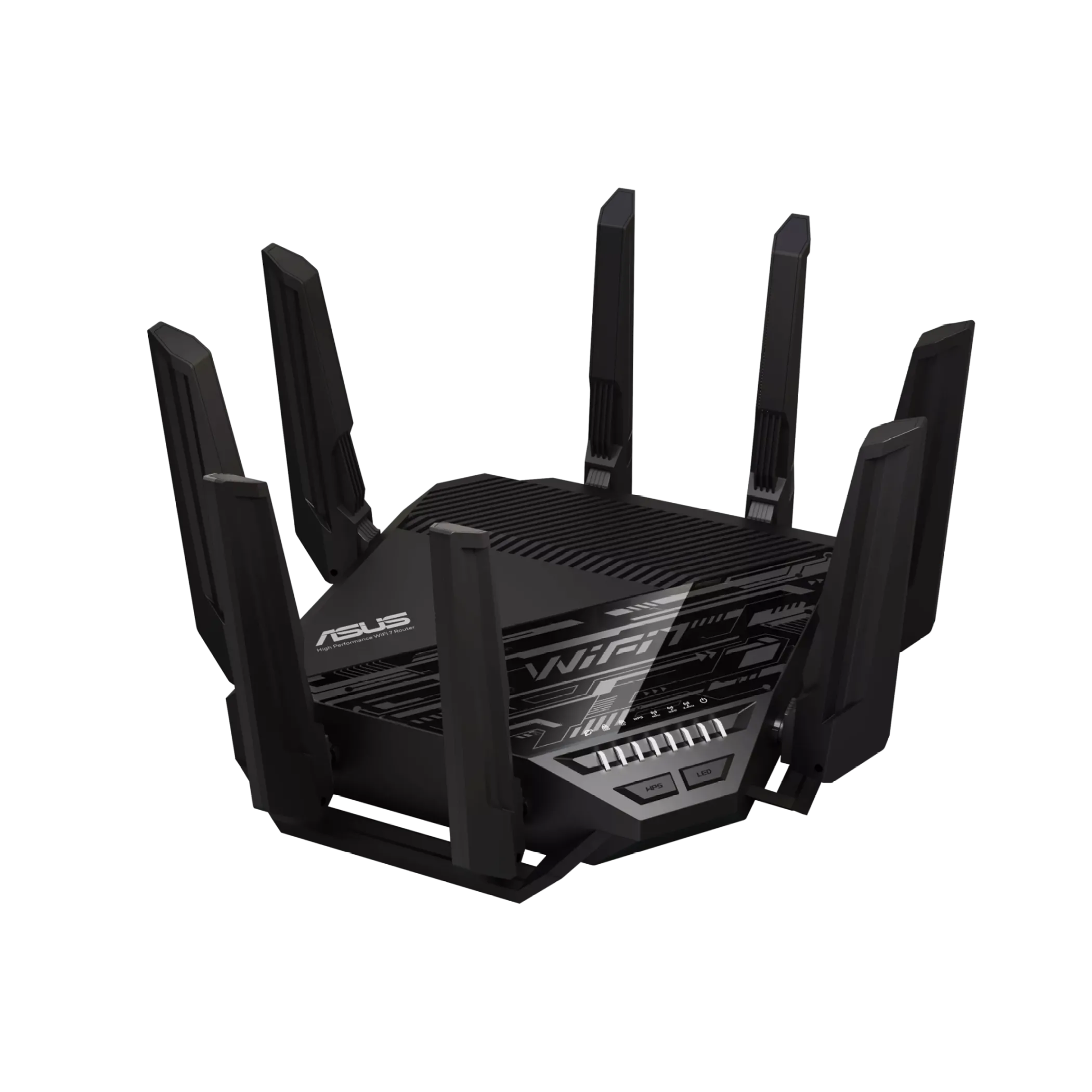 Hình ảnh router ASUS RT-BE96U hỗ trợ Wi-Fi 7 và chức năng VPN tích hợp