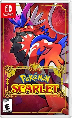 Hộp game Pokémon Scarlet cho Nintendo Switch, minh họa sự mở rộng trải nghiệm Pokémon từ Pokémon GO sang các tựa game chính