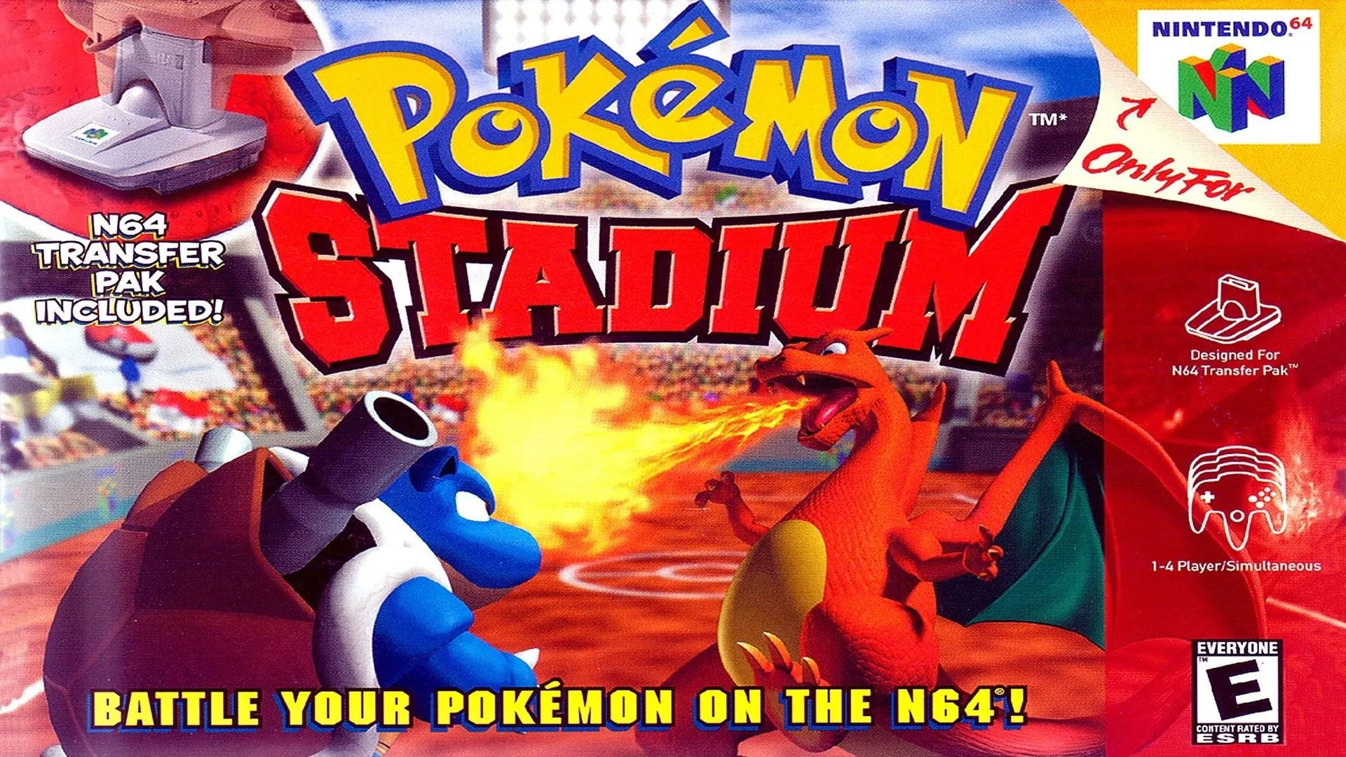 Hộp game Pokémon Stadium cho Nintendo 64